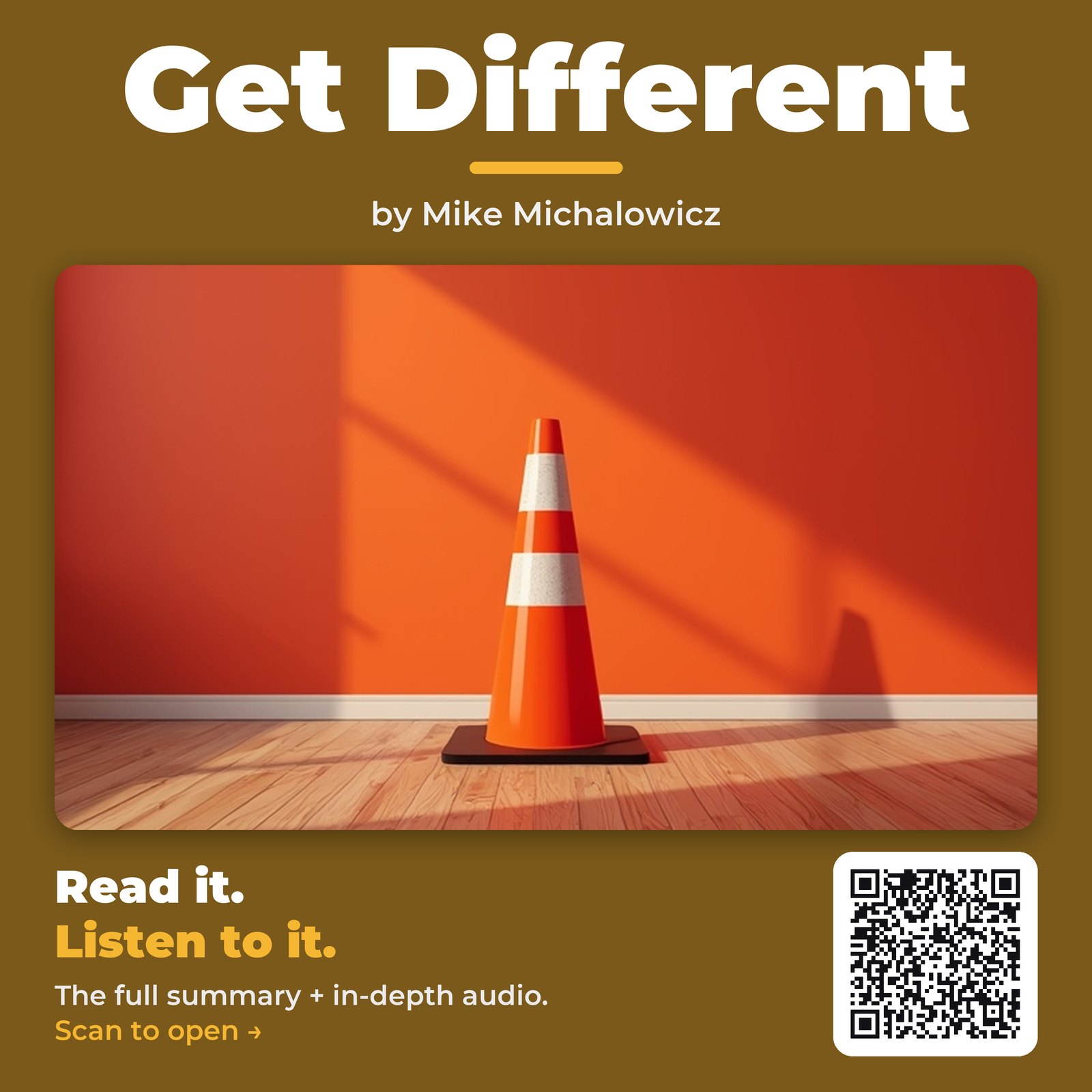 Get Different — by Mike Michalowicz
