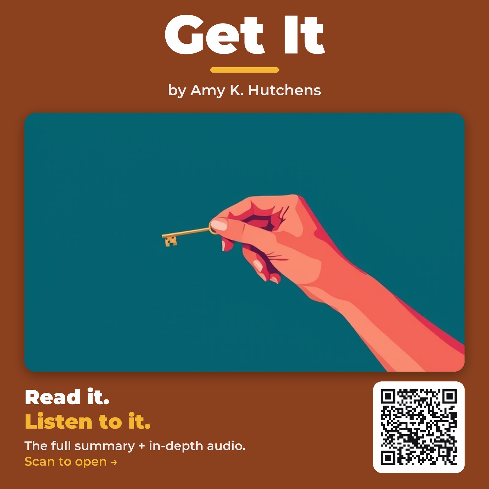 Get It — by Amy K. Hutchens