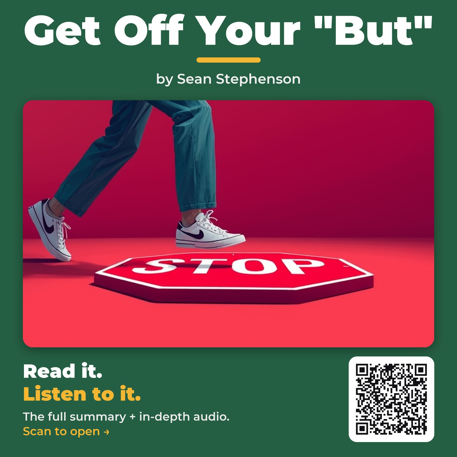 Get Off Your “But” — by Sean Stephenson