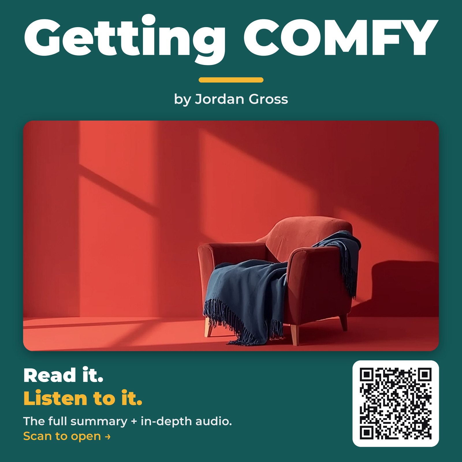 Getting COMFY — by Jordan Gross