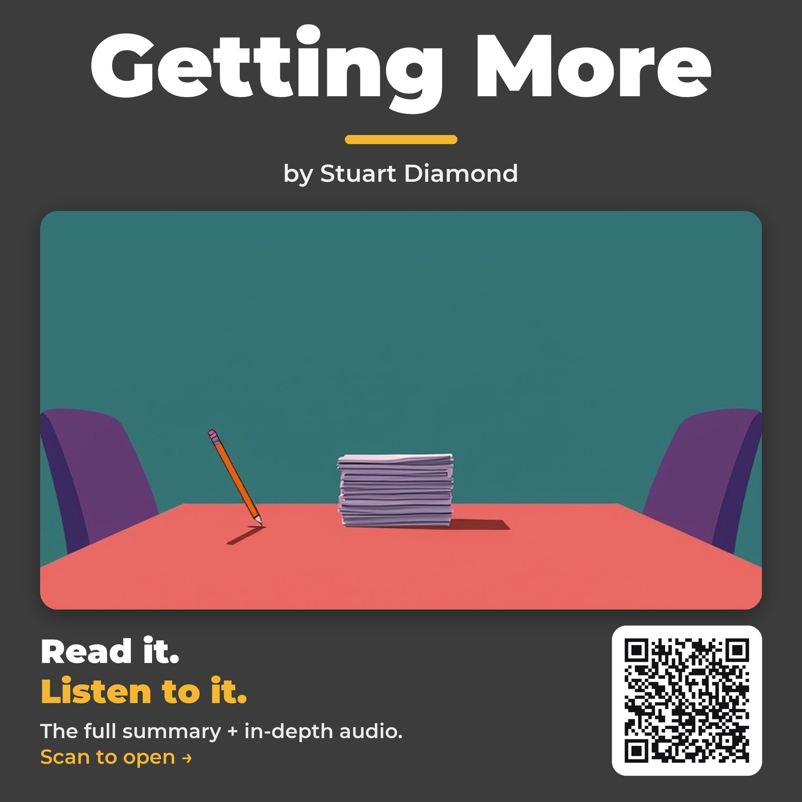 Getting More — by Stuart Diamond