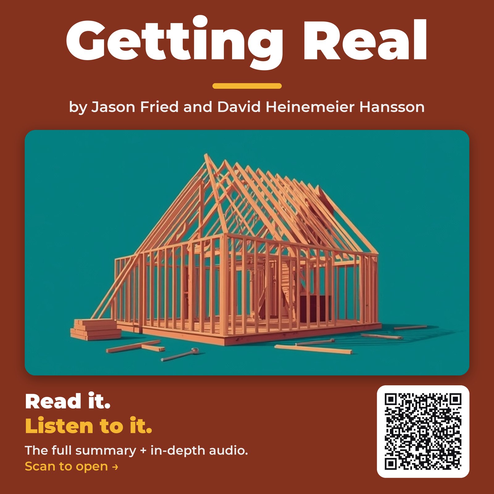 Getting Real — by Jason Fried and David Heinemeier Hansson