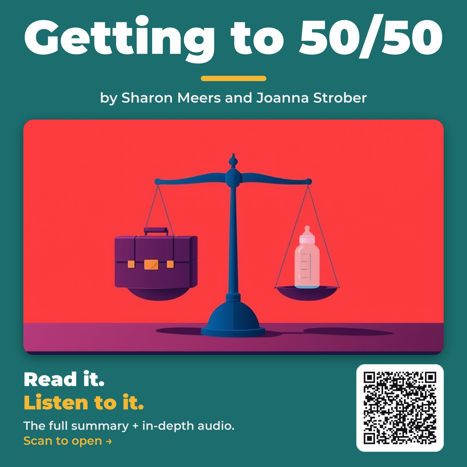 Getting to 50/50 — by Sharon Meers and Joanna Strober