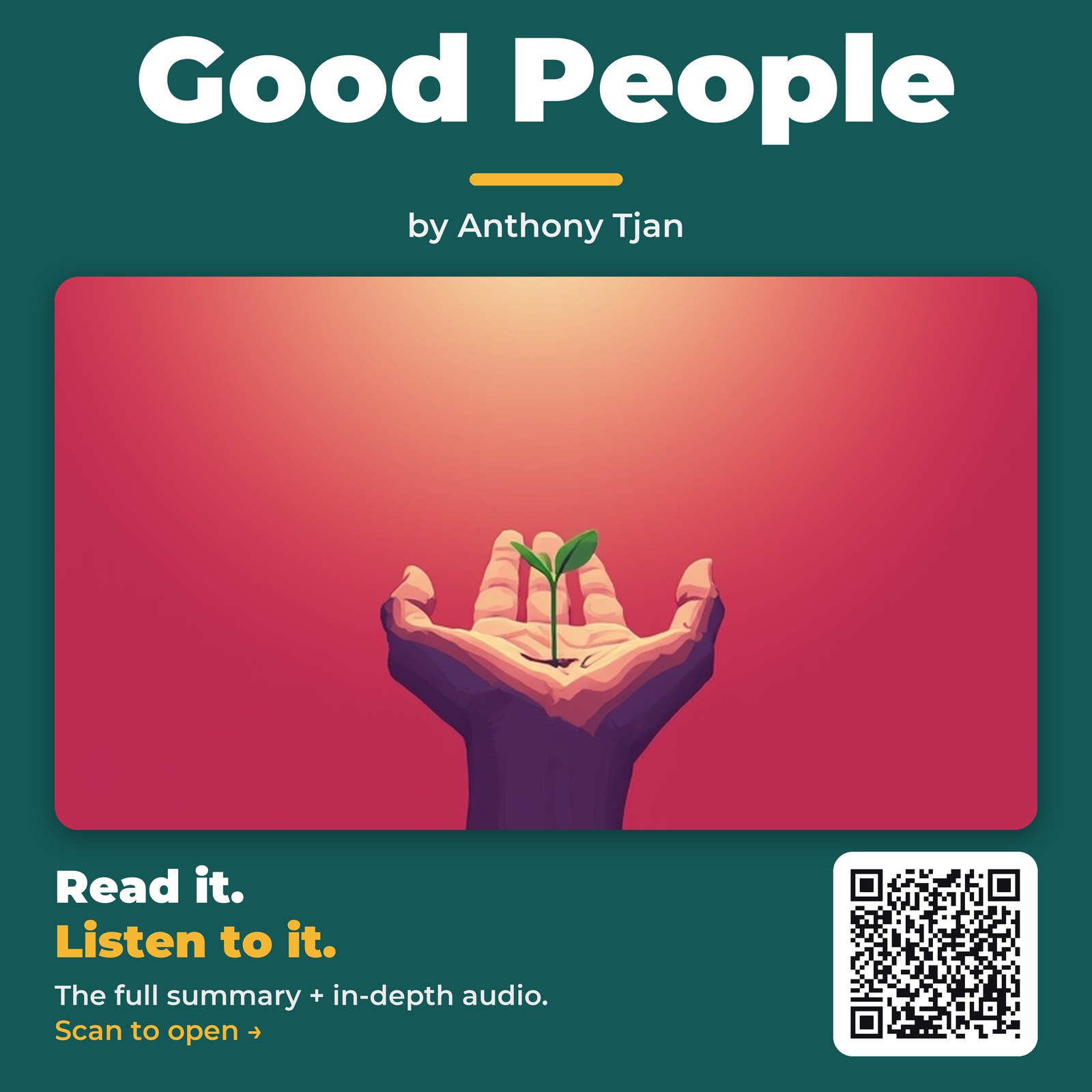 Good People — by Anthony Tjan