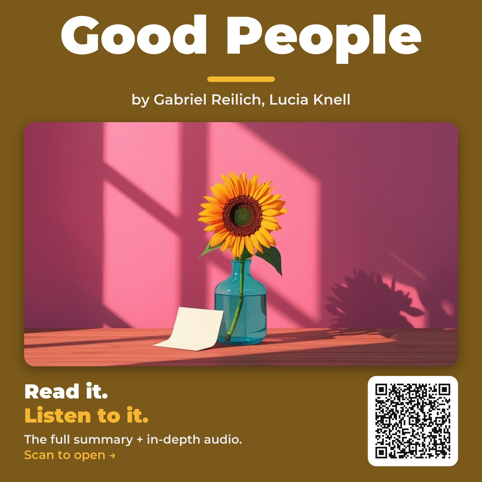 Good People — by Gabriel Reilich, Lucia Knell