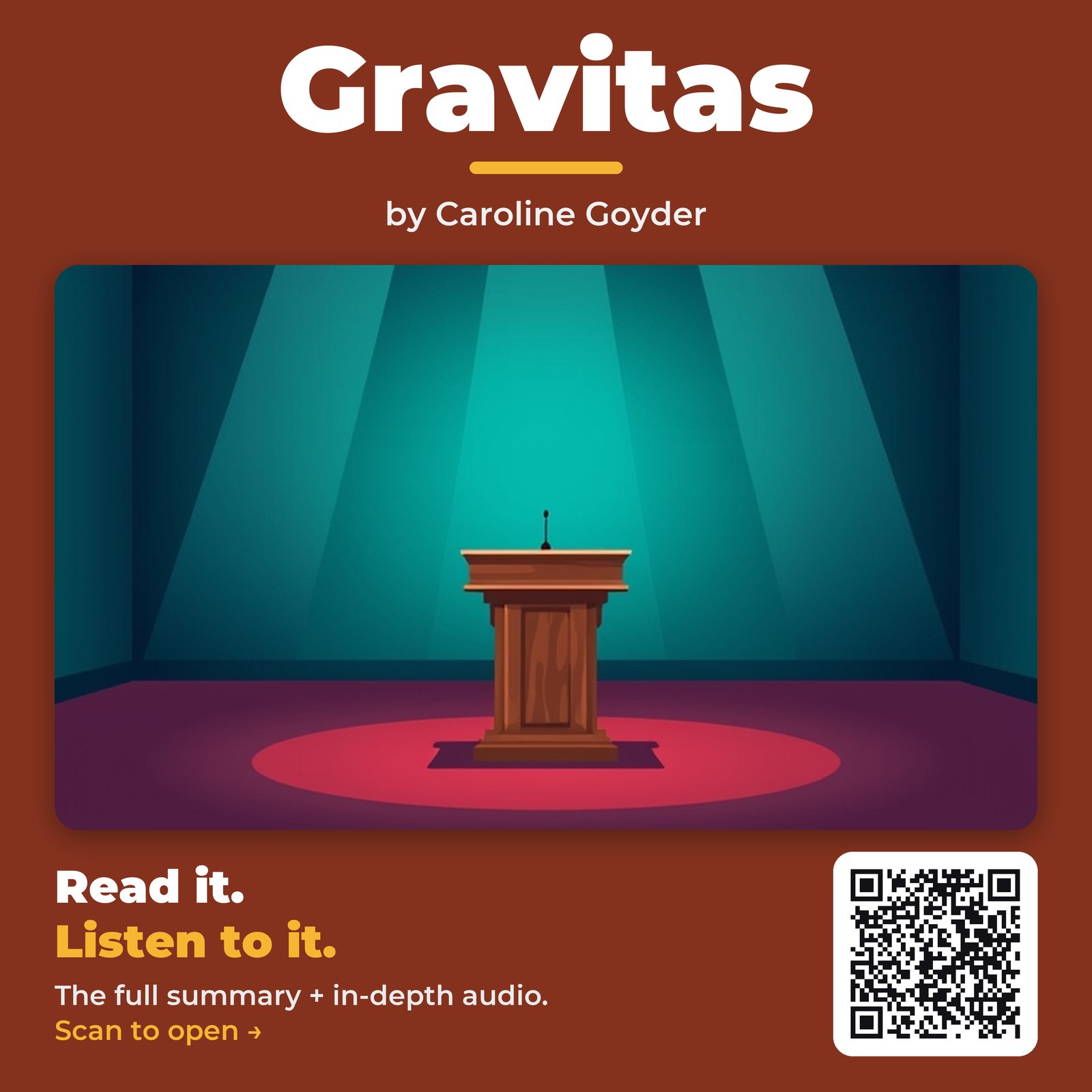 Gravitas — by Caroline Goyder
