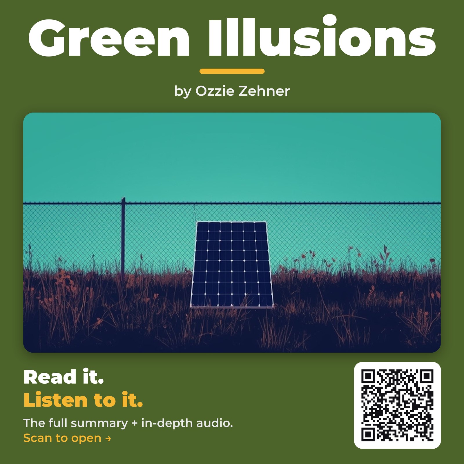Green Illusions — by Ozzie Zehner
