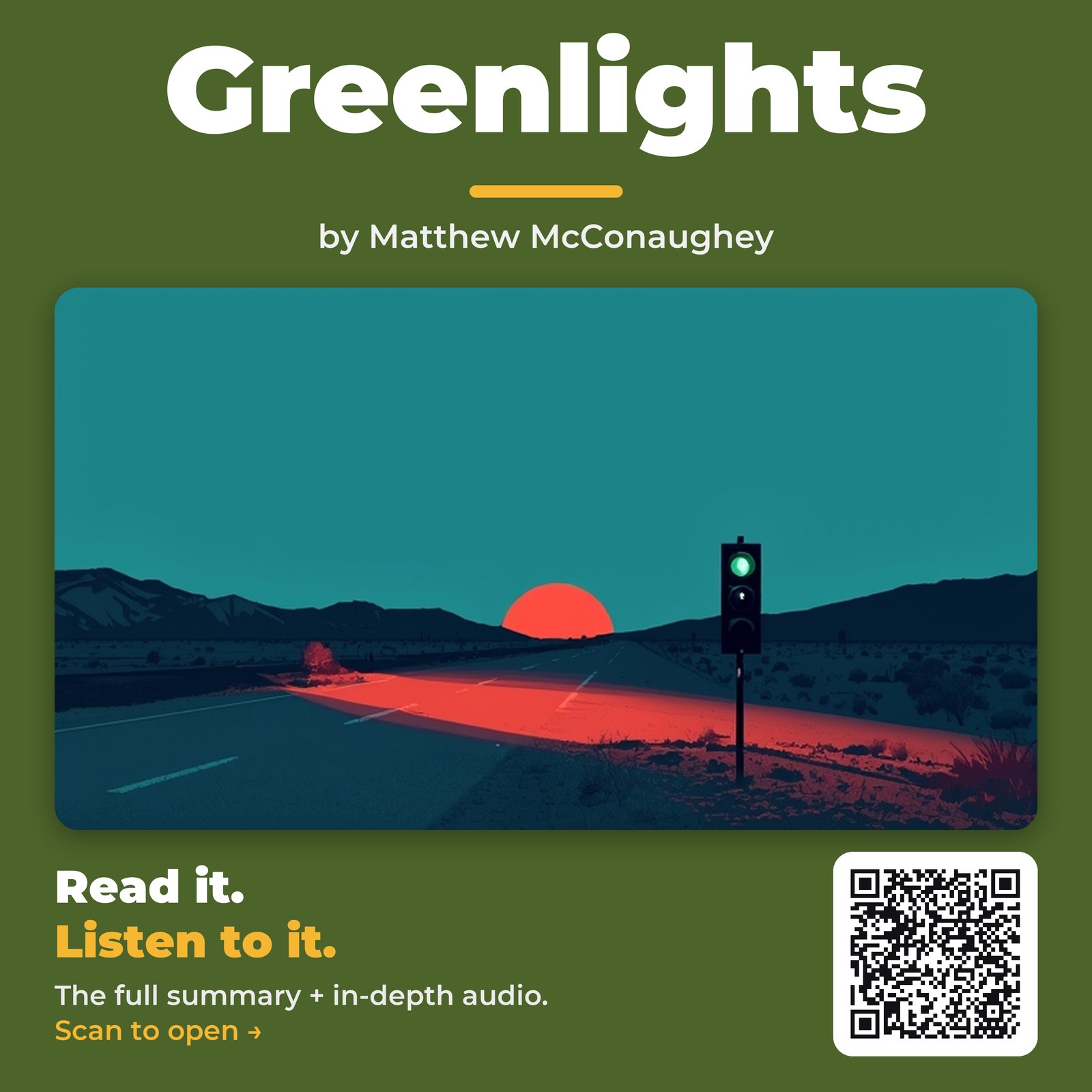 Greenlights — by Matthew McConaughey
