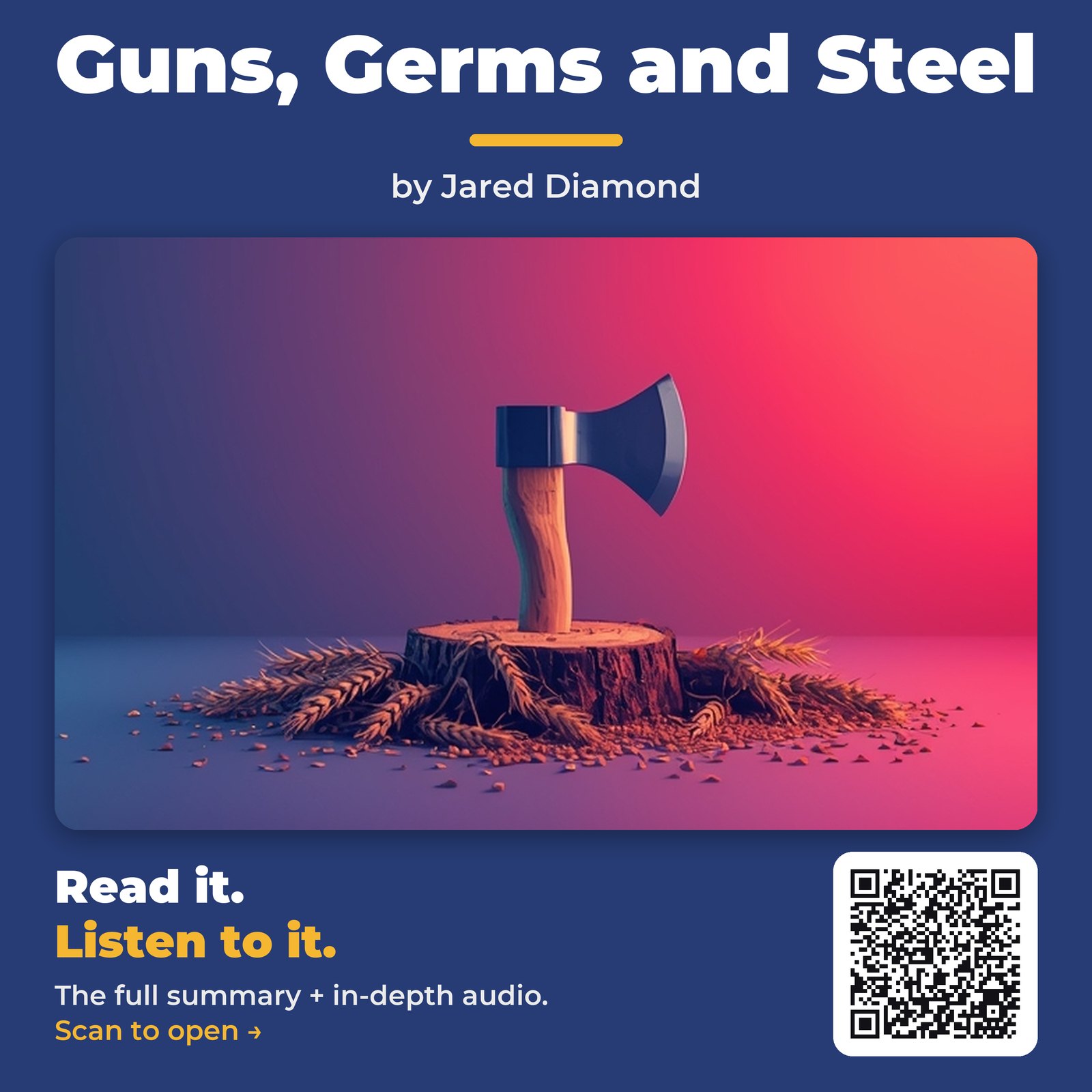 Guns, Germs and Steel — by Jared Diamond