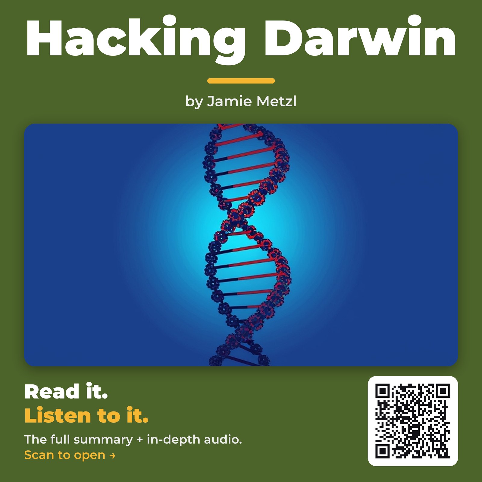 Hacking Darwin — by Jamie Metzl