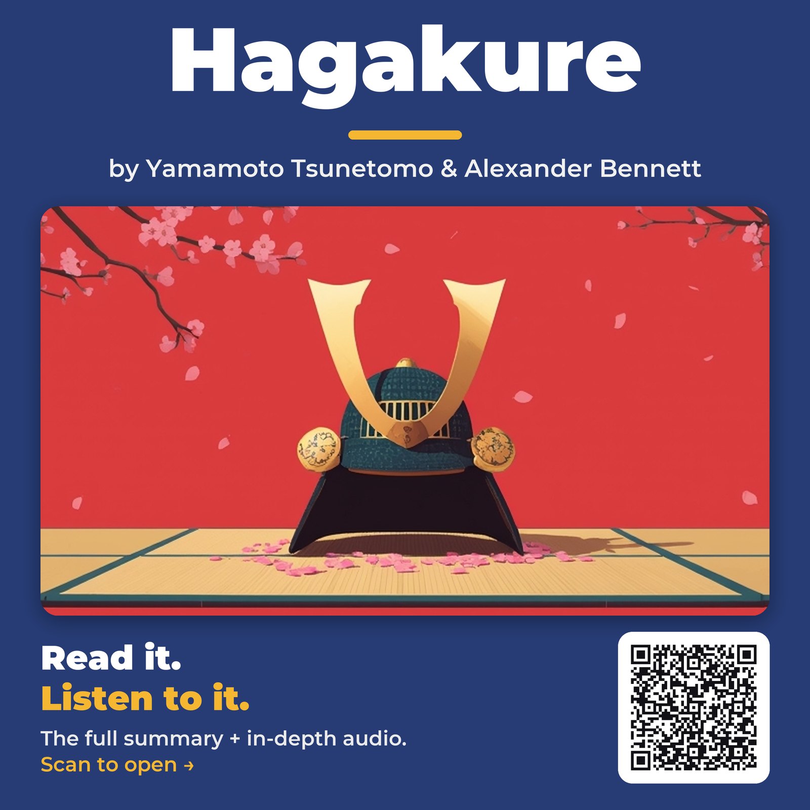 Hagakure — by Yamamoto Tsunetomo & Alexander Bennett