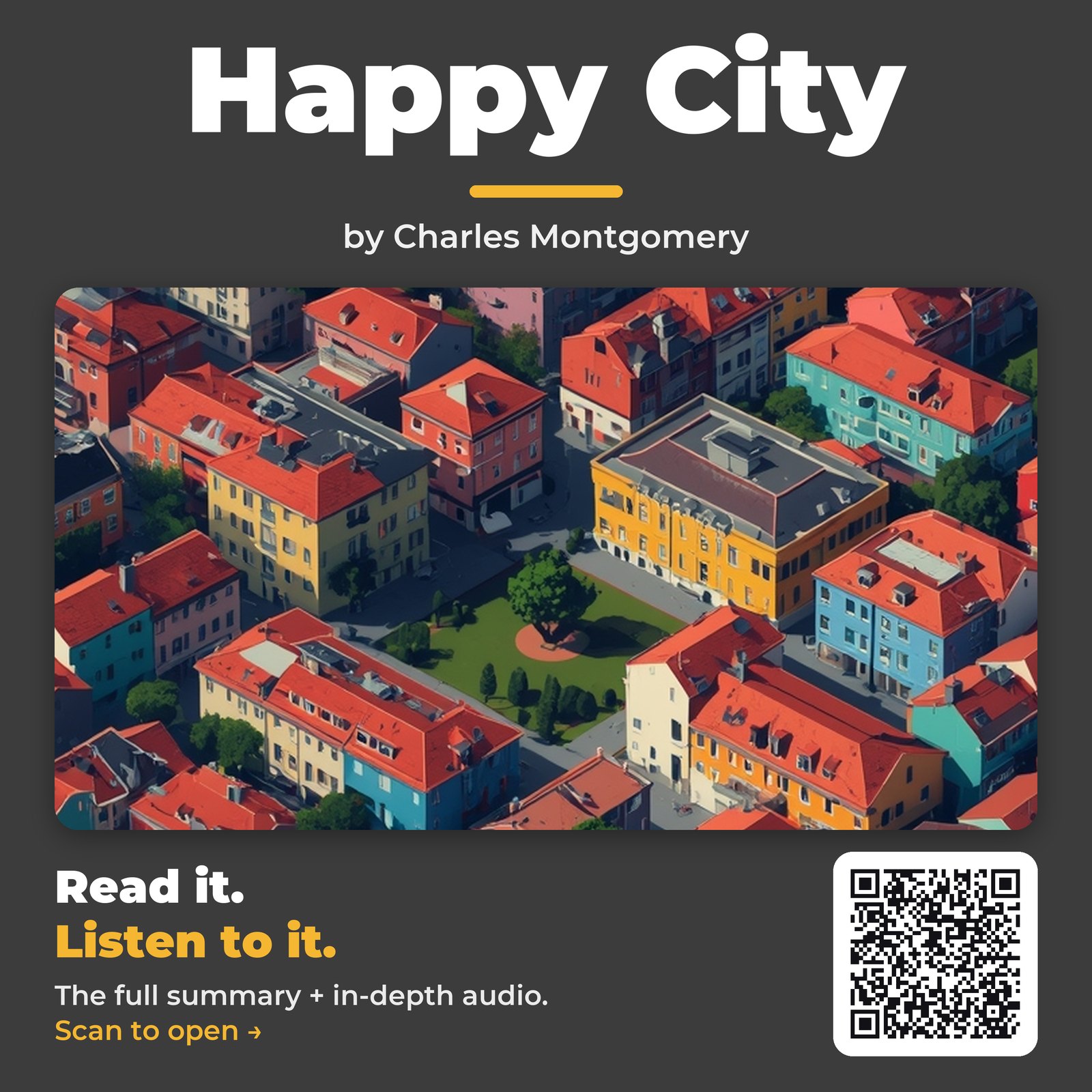 Happy City — by Charles Montgomery