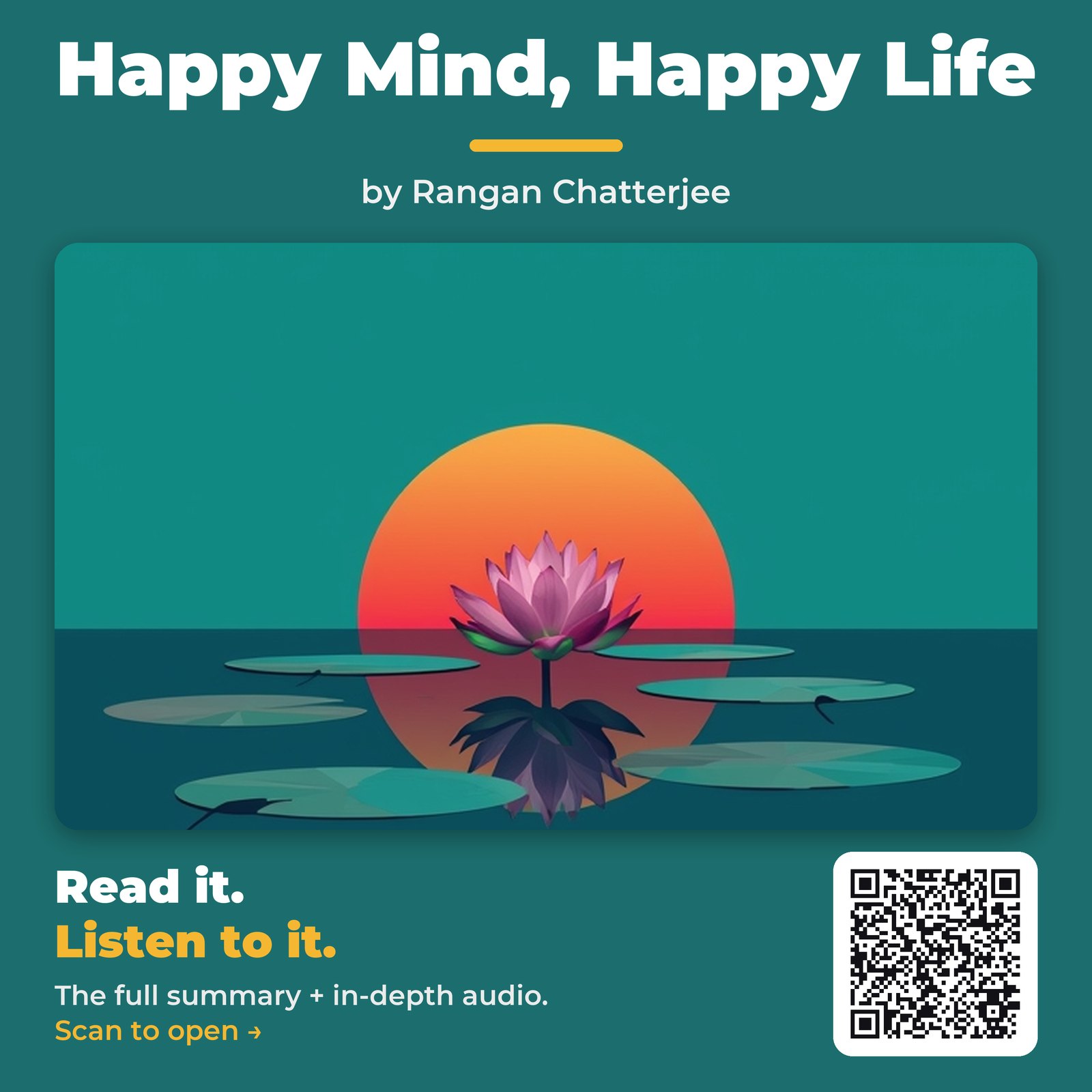 Happy Mind, Happy Life — by Rangan Chatterjee