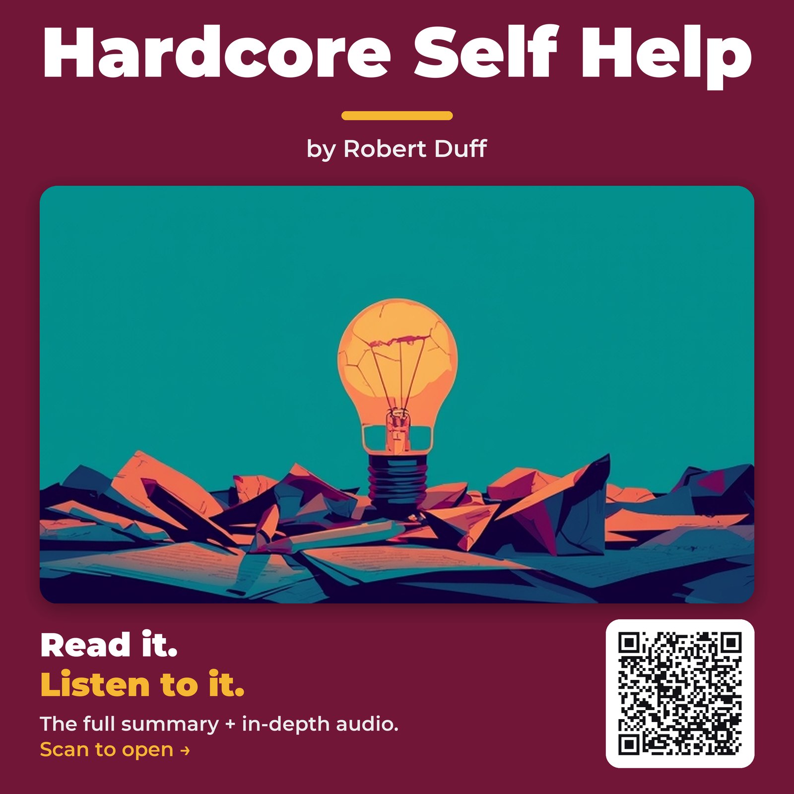 Hardcore Self Help — by Robert Duff