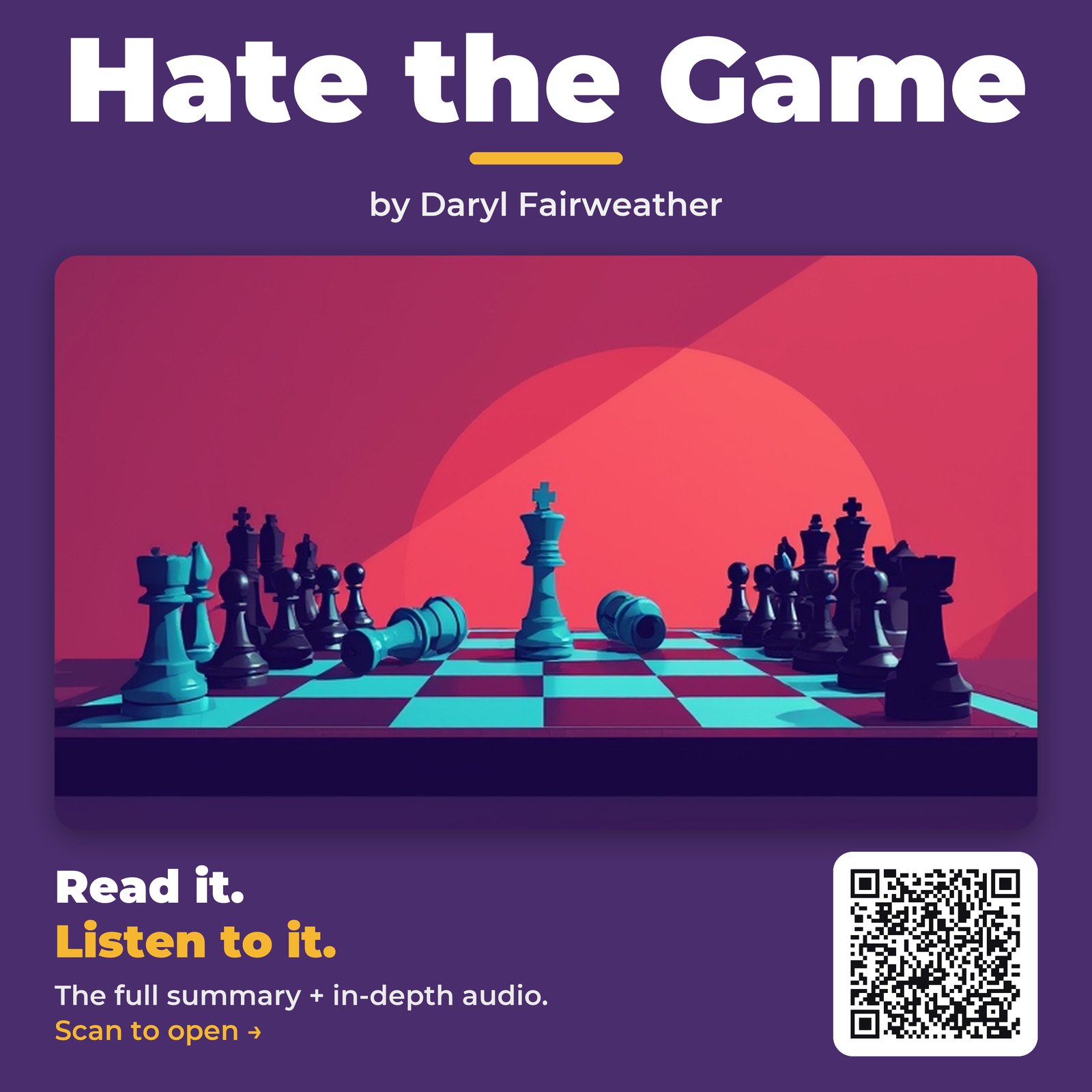 Hate the Game — by Daryl Fairweather