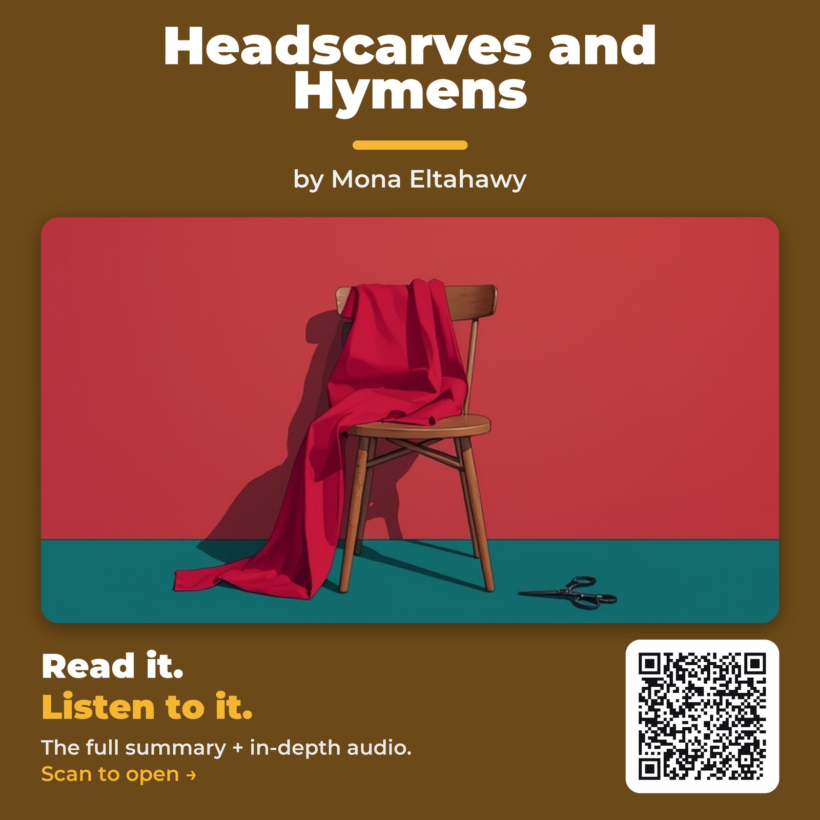 Headscarves and Hymens — by Mona Eltahawy