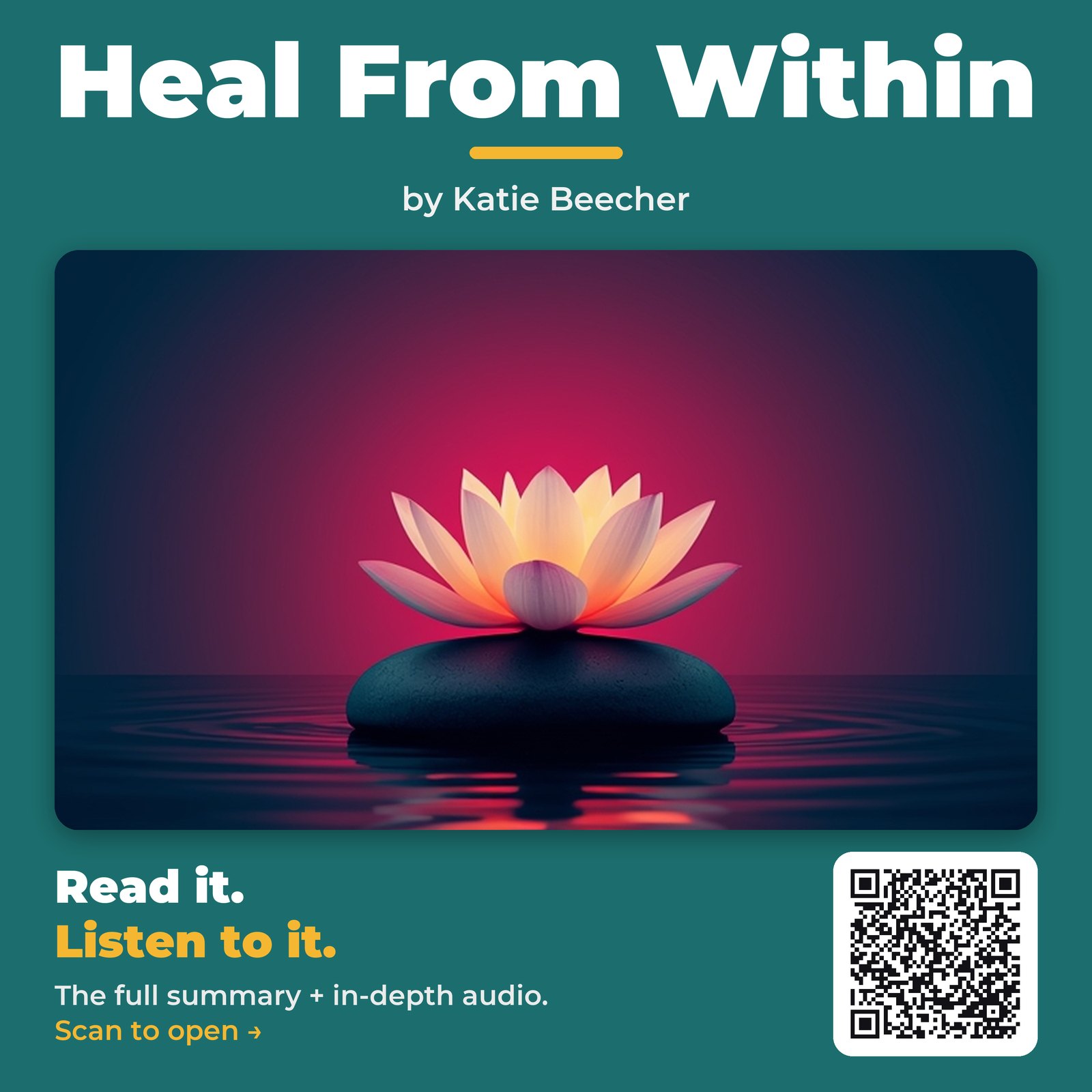 Heal From Within — by Katie Beecher