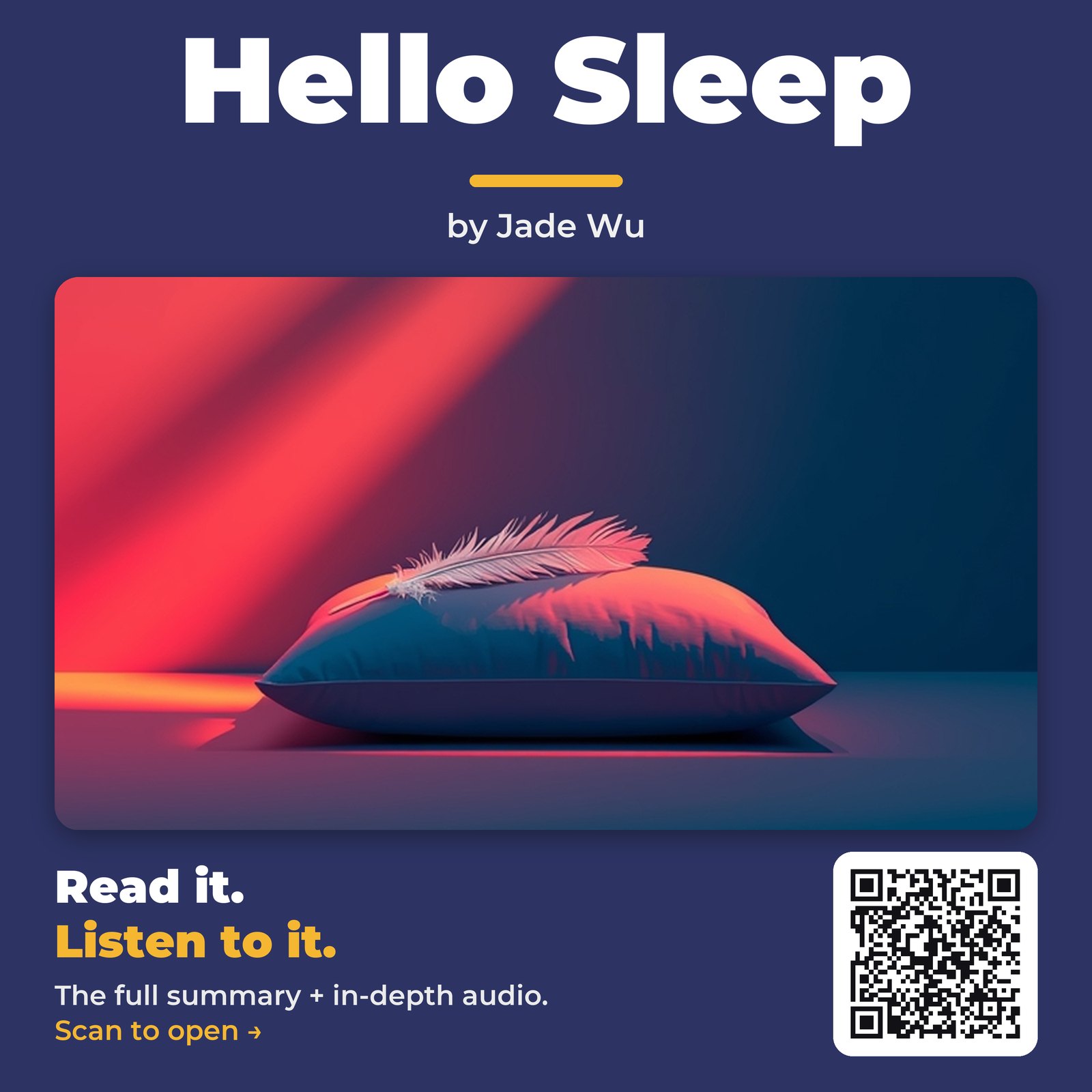 Hello Sleep — by Jade Wu