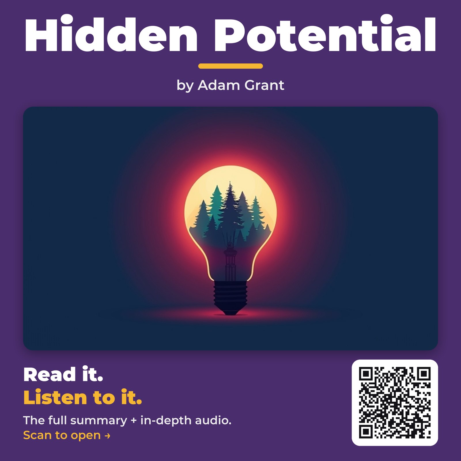 Hidden Potential — by Adam Grant