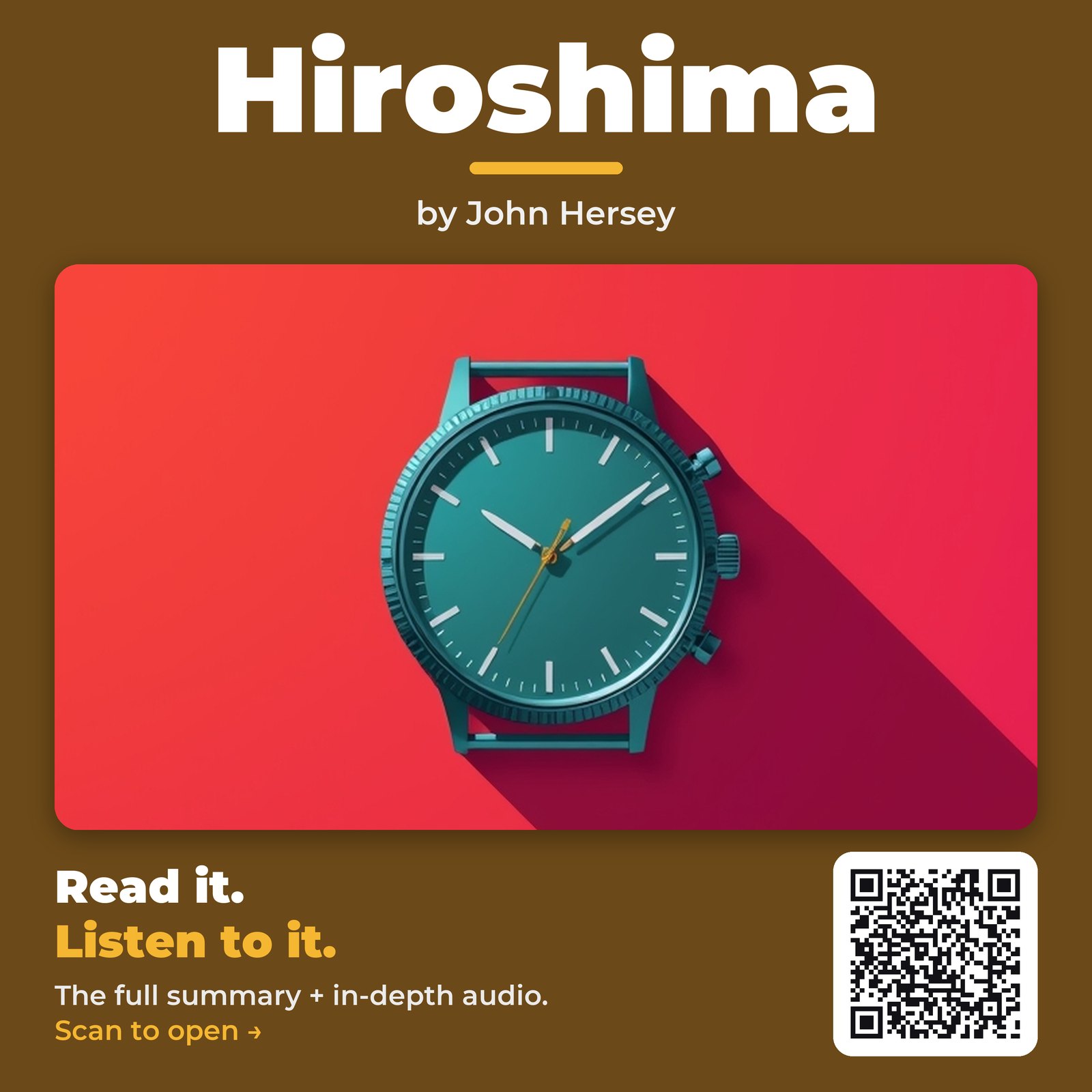 Hiroshima — by John Hersey