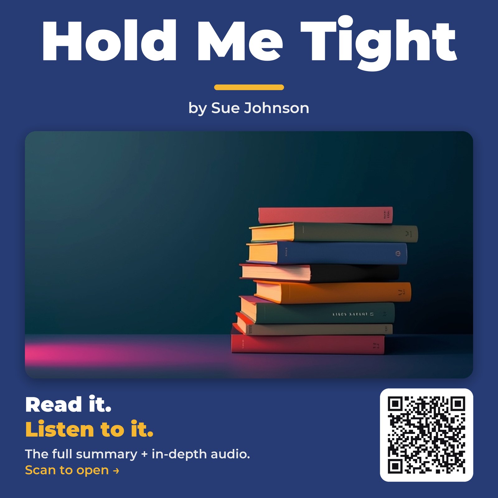 Hold Me Tight — by Sue Johnson