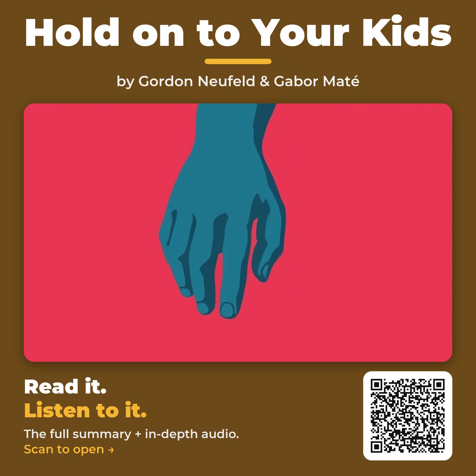 Hold on to Your Kids — by Gordon Neufeld & Gabor Maté