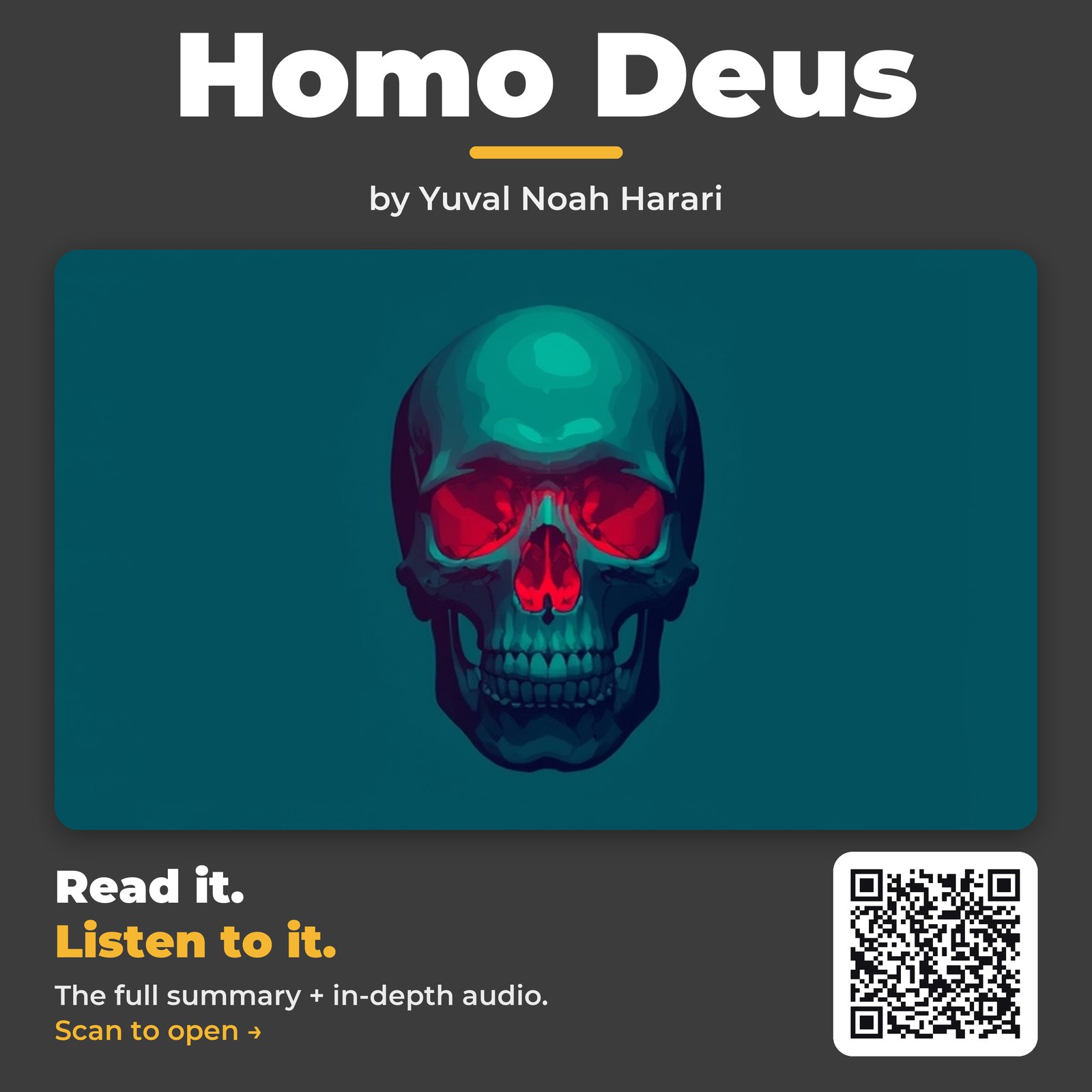 Homo Deus — by Yuval Noah Harari