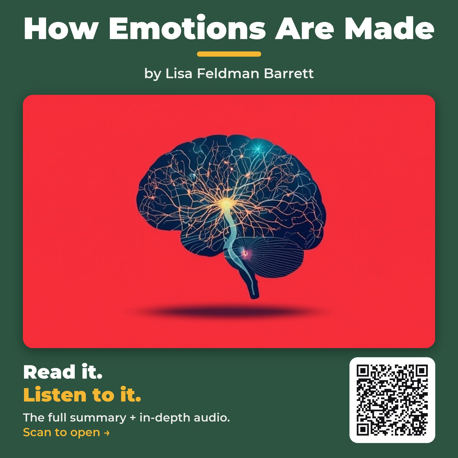 How Emotions Are Made — by Lisa Feldman Barrett