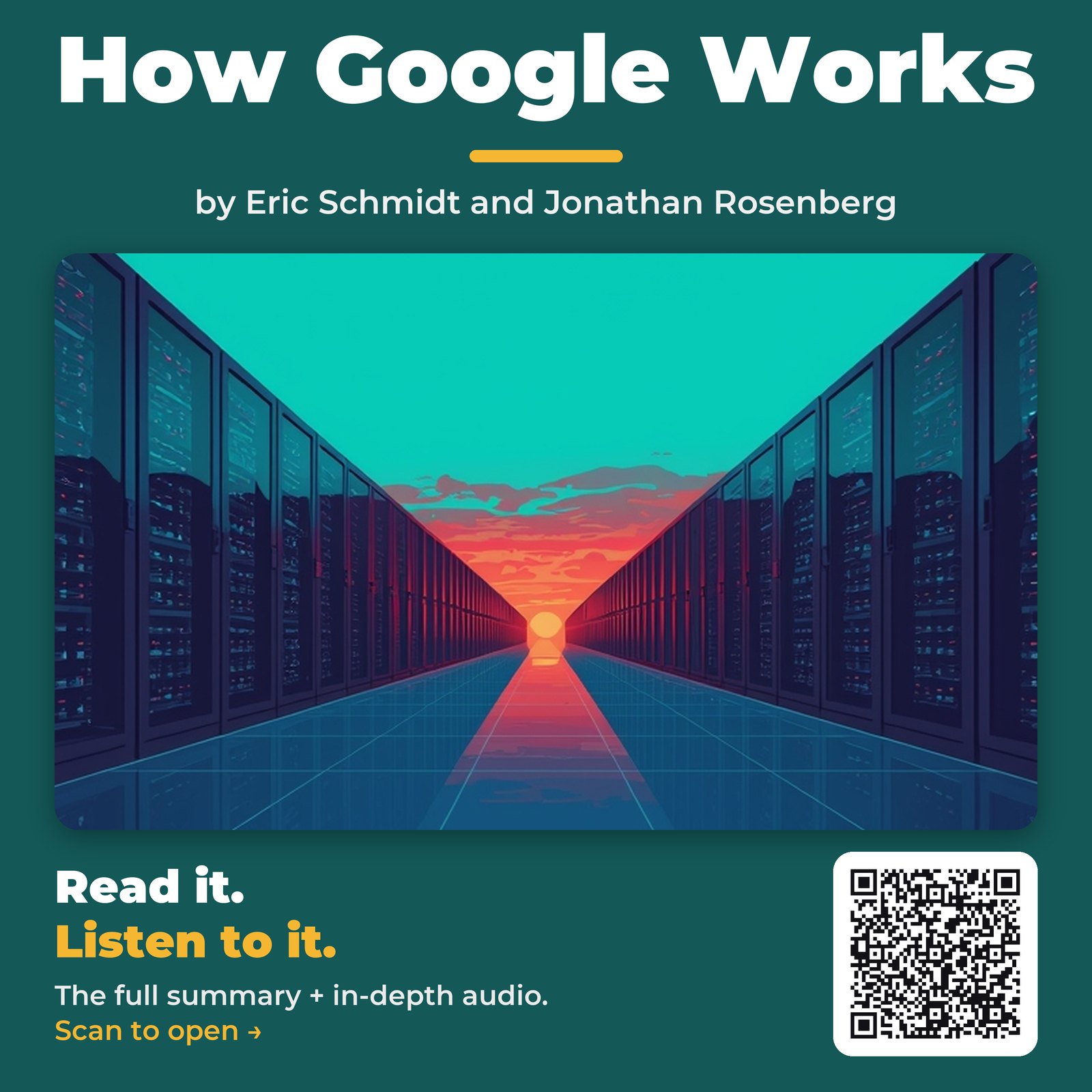 How Google Works — by Eric Schmidt and Jonathan Rosenberg