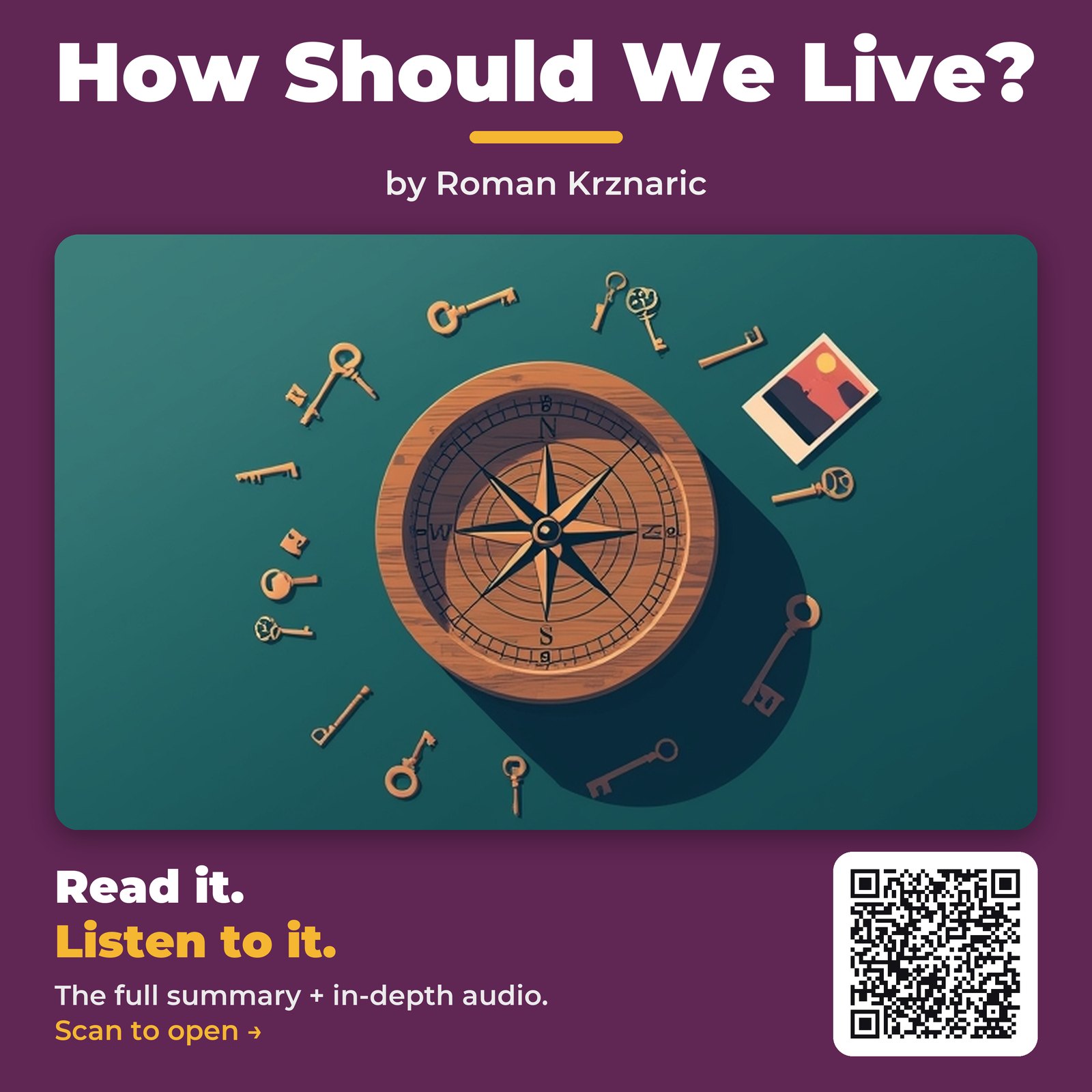 How Should We Live? — by Roman Krznaric