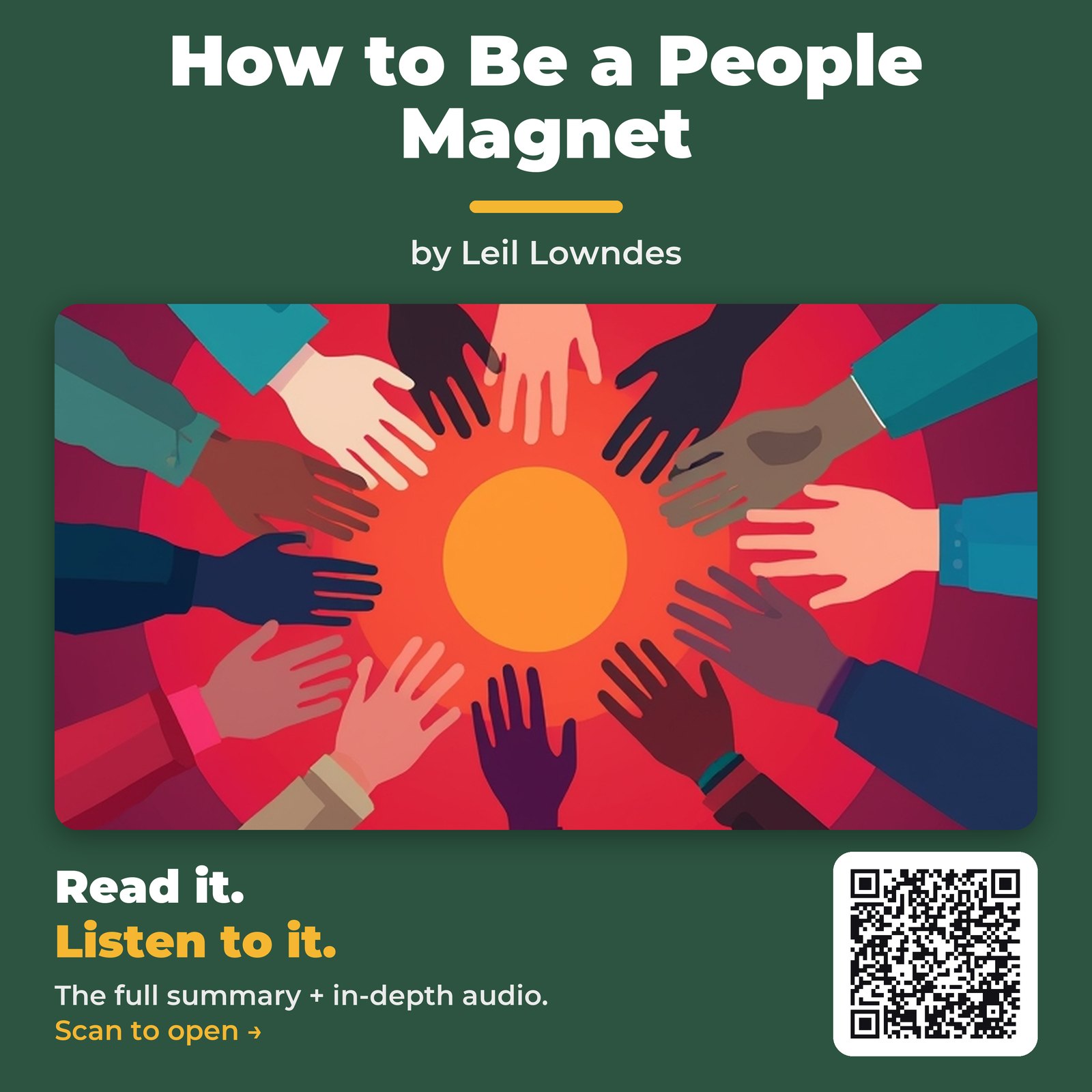 How to Be a People Magnet — by Leil Lowndes