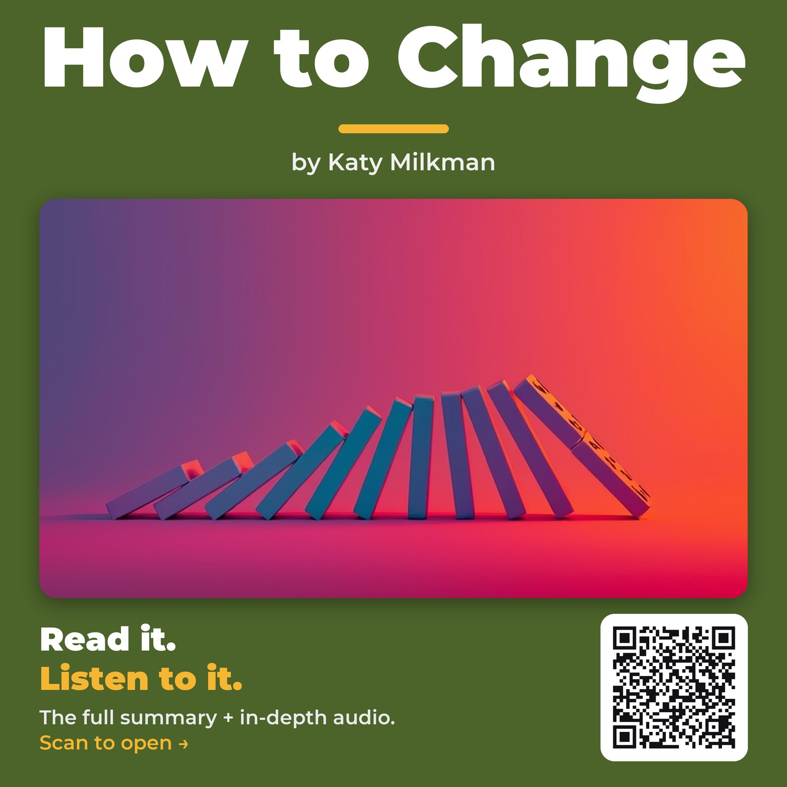 How to Change — by Katy Milkman