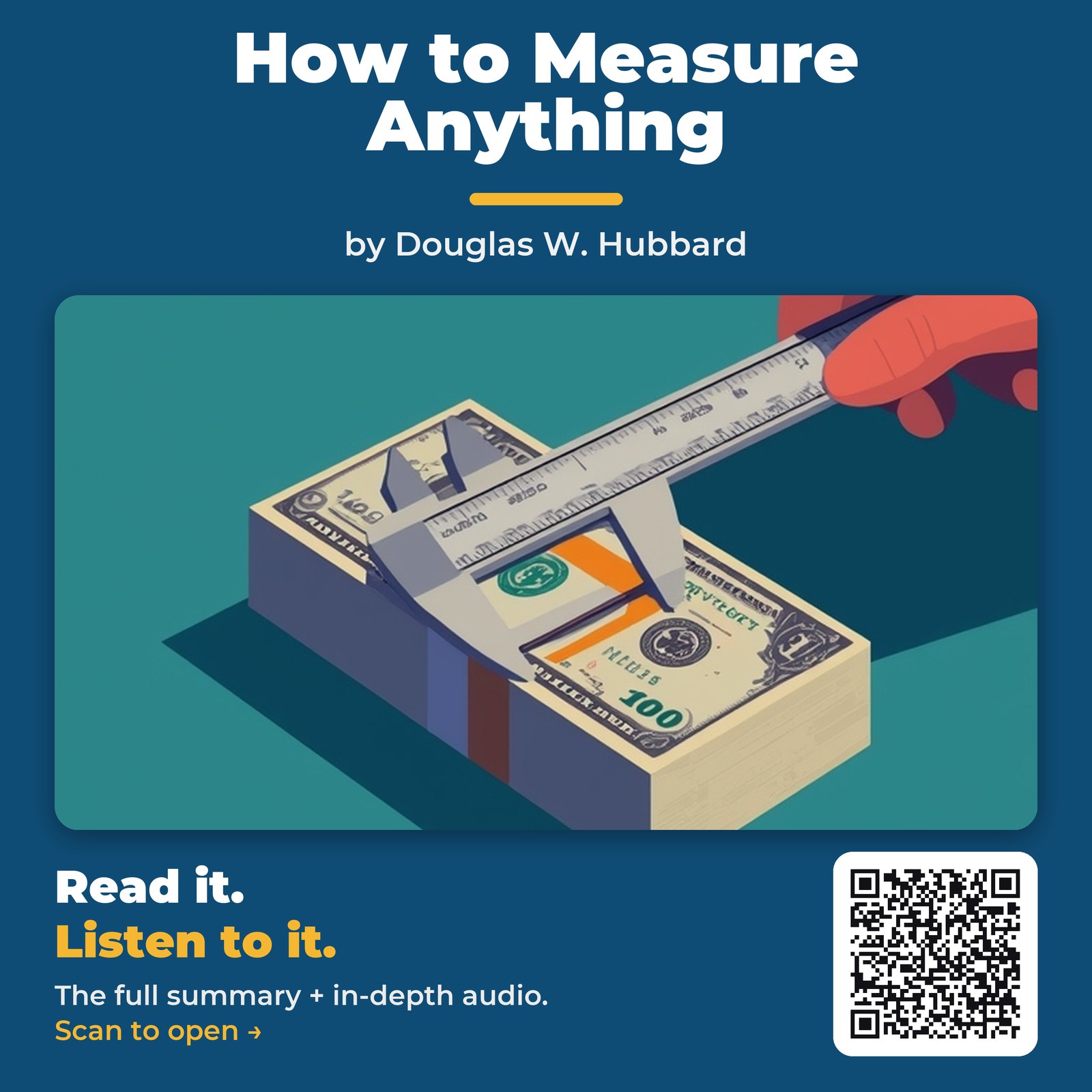 How to Measure Anything — by Douglas W. Hubbard