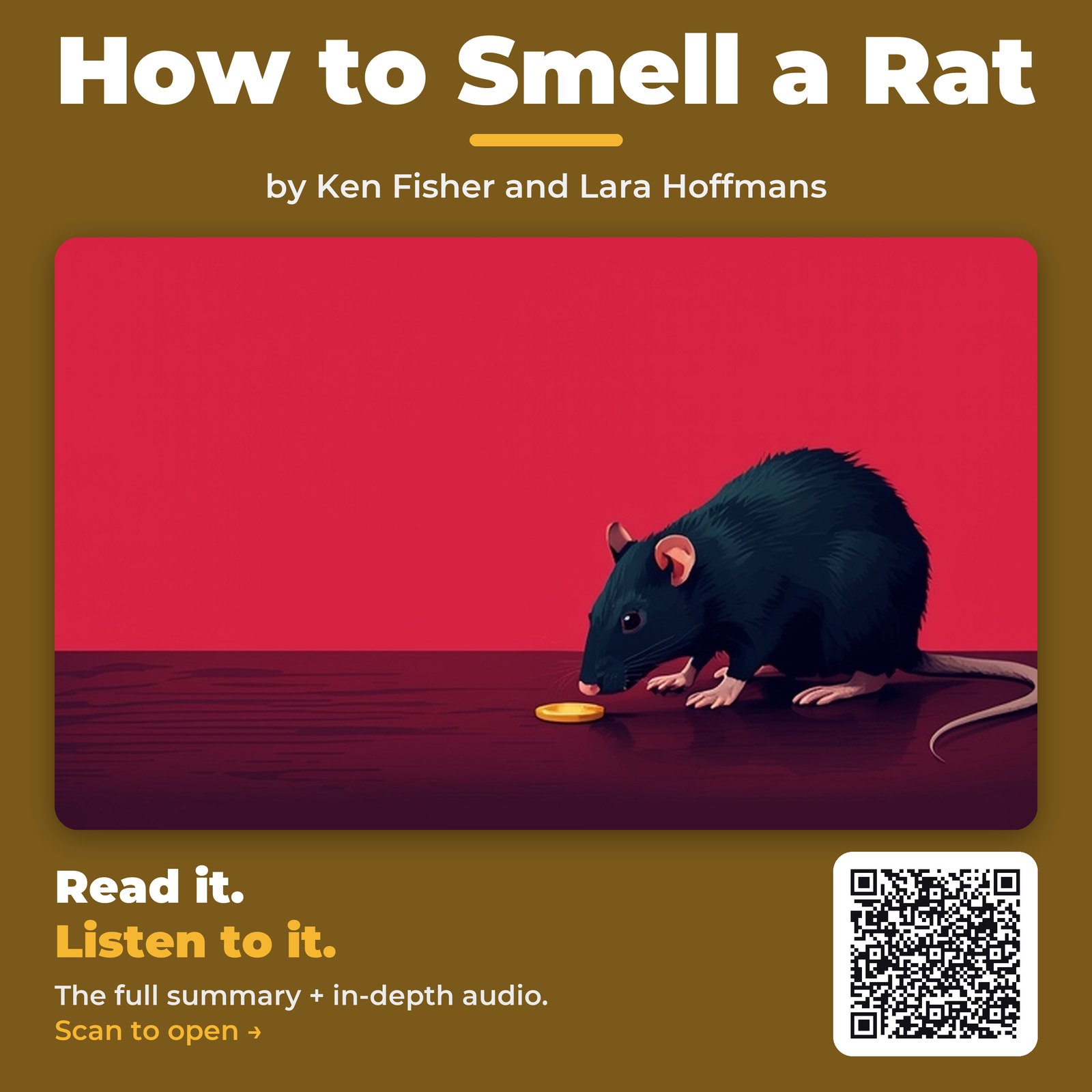 How to Smell a Rat — by Ken Fisher and Lara Hoffmans