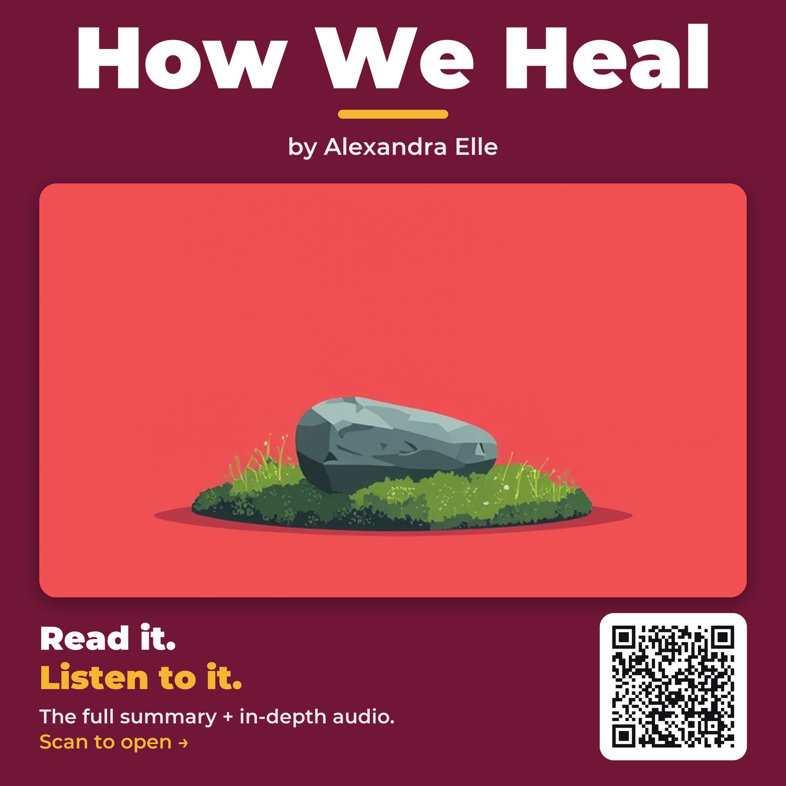 How We Heal — by Alexandra Elle