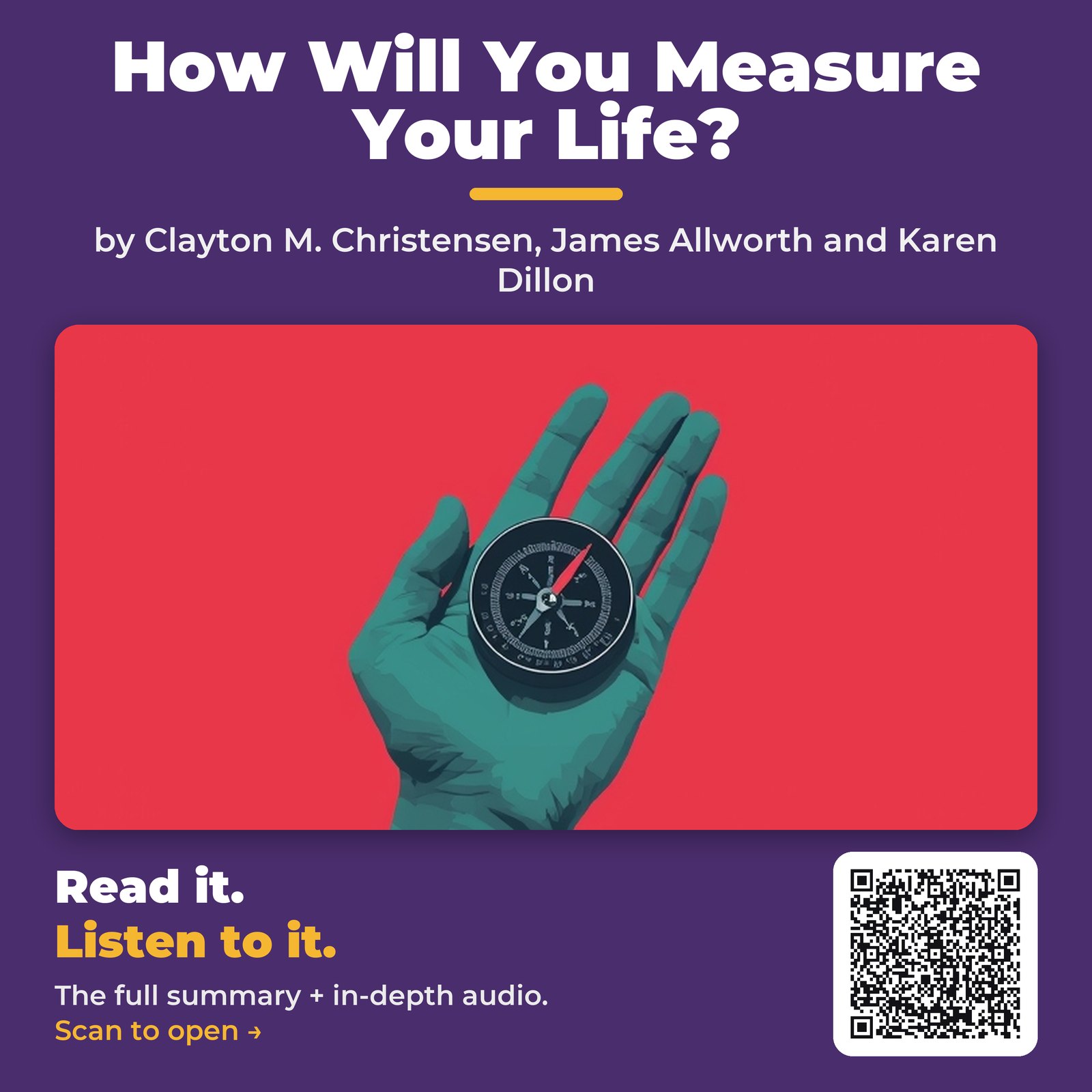 How Will You Measure Your Life? — by Clayton M. Christensen, James Allworth and Karen Dillon