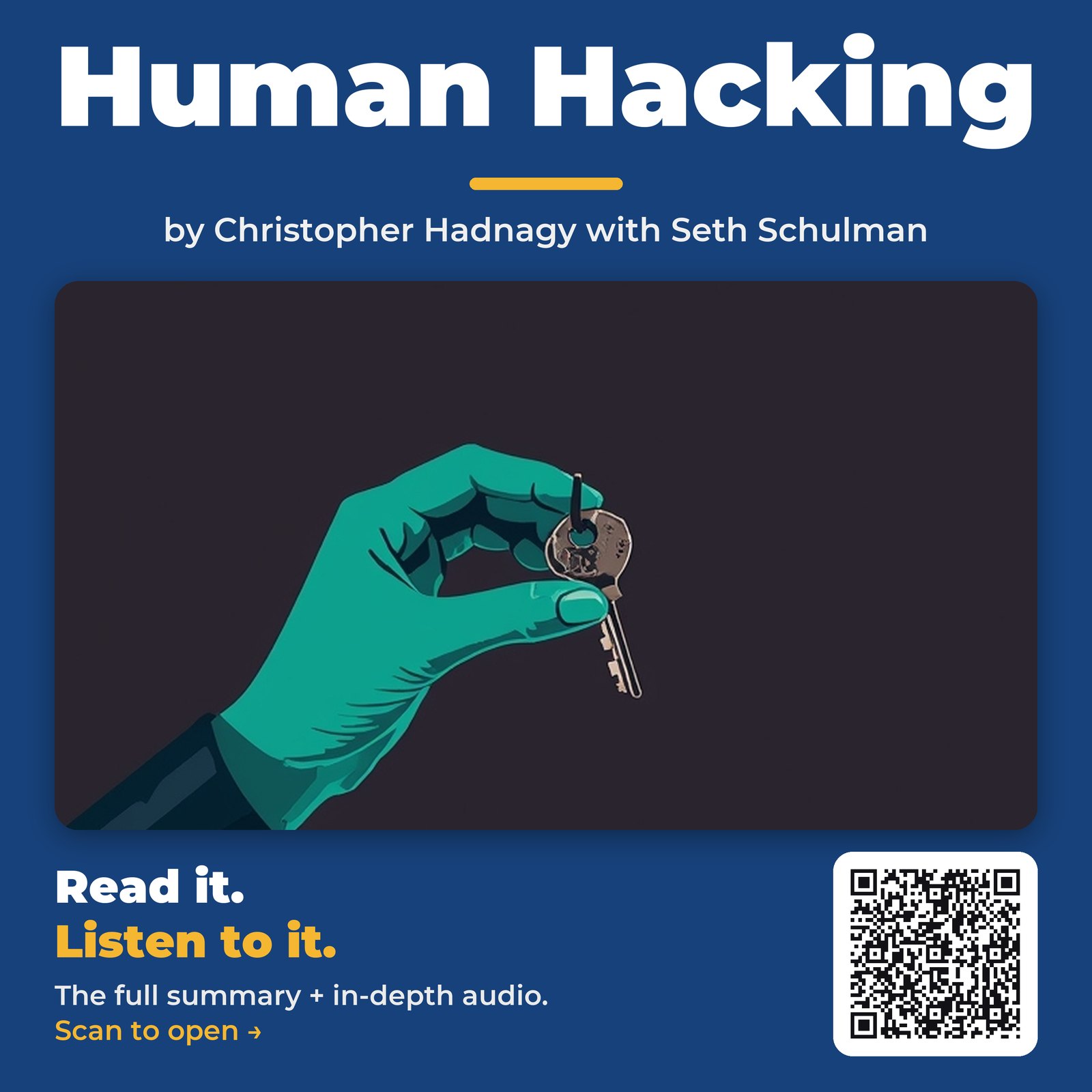 Human Hacking — by Christopher Hadnagy with Seth Schulman