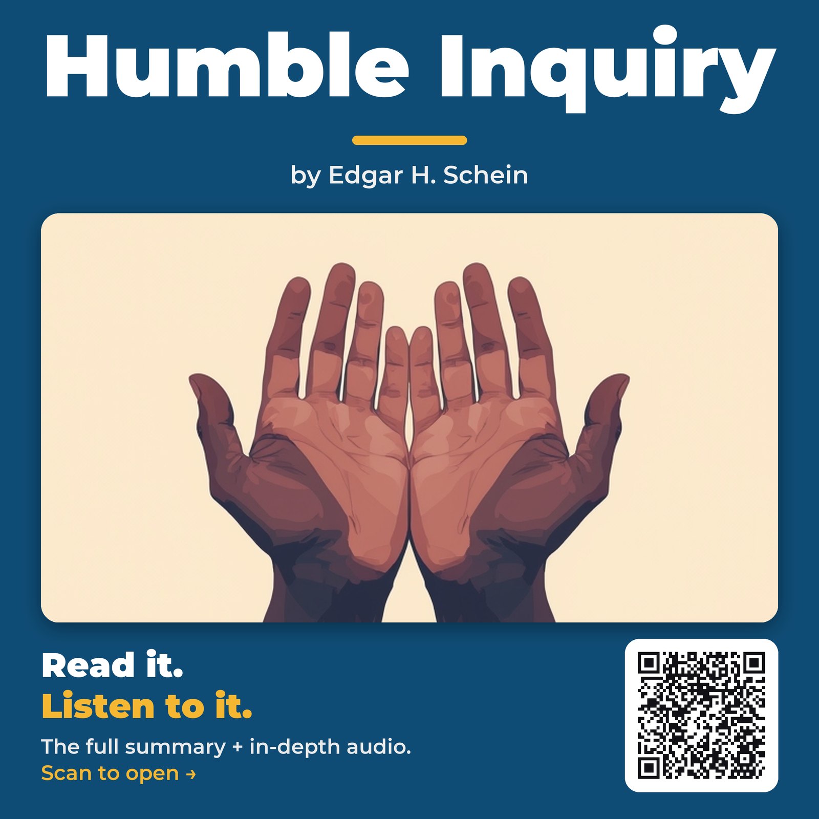 Humble Inquiry — by Edgar H. Schein