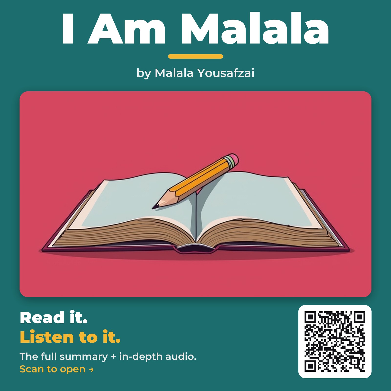 I Am Malala — by Malala Yousafzai