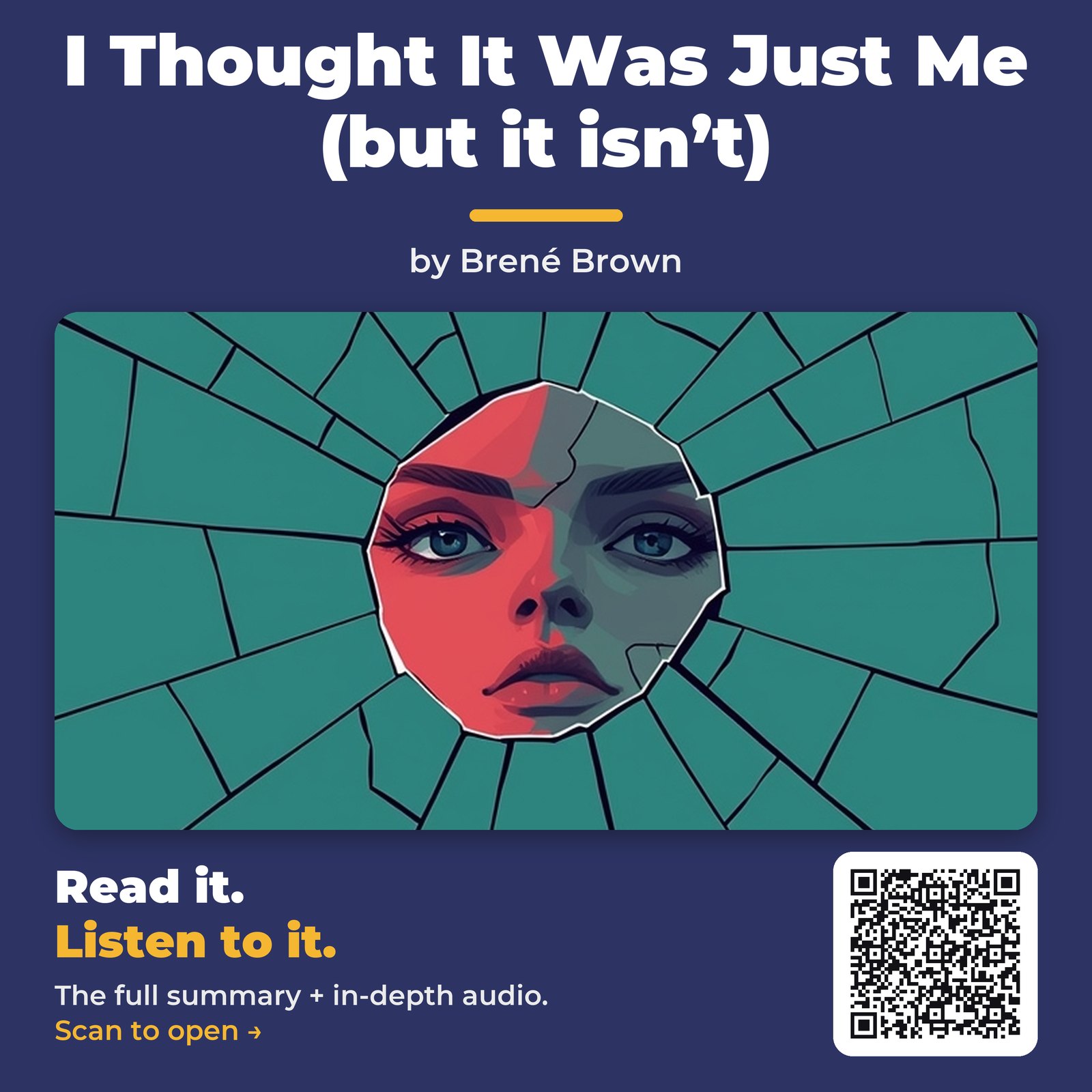 I Thought It Was Just Me (but it isn’t) — by Brené Brown