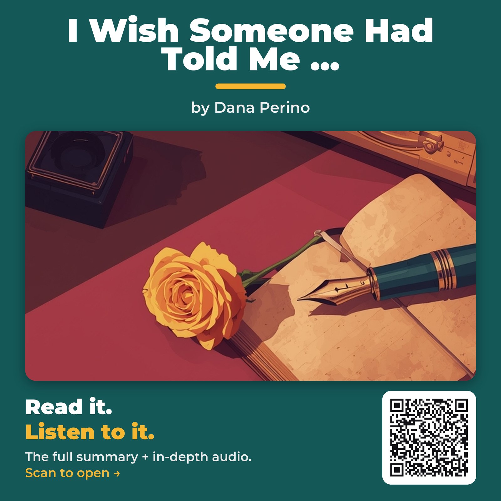 I Wish Someone Had Told Me … — by Dana Perino