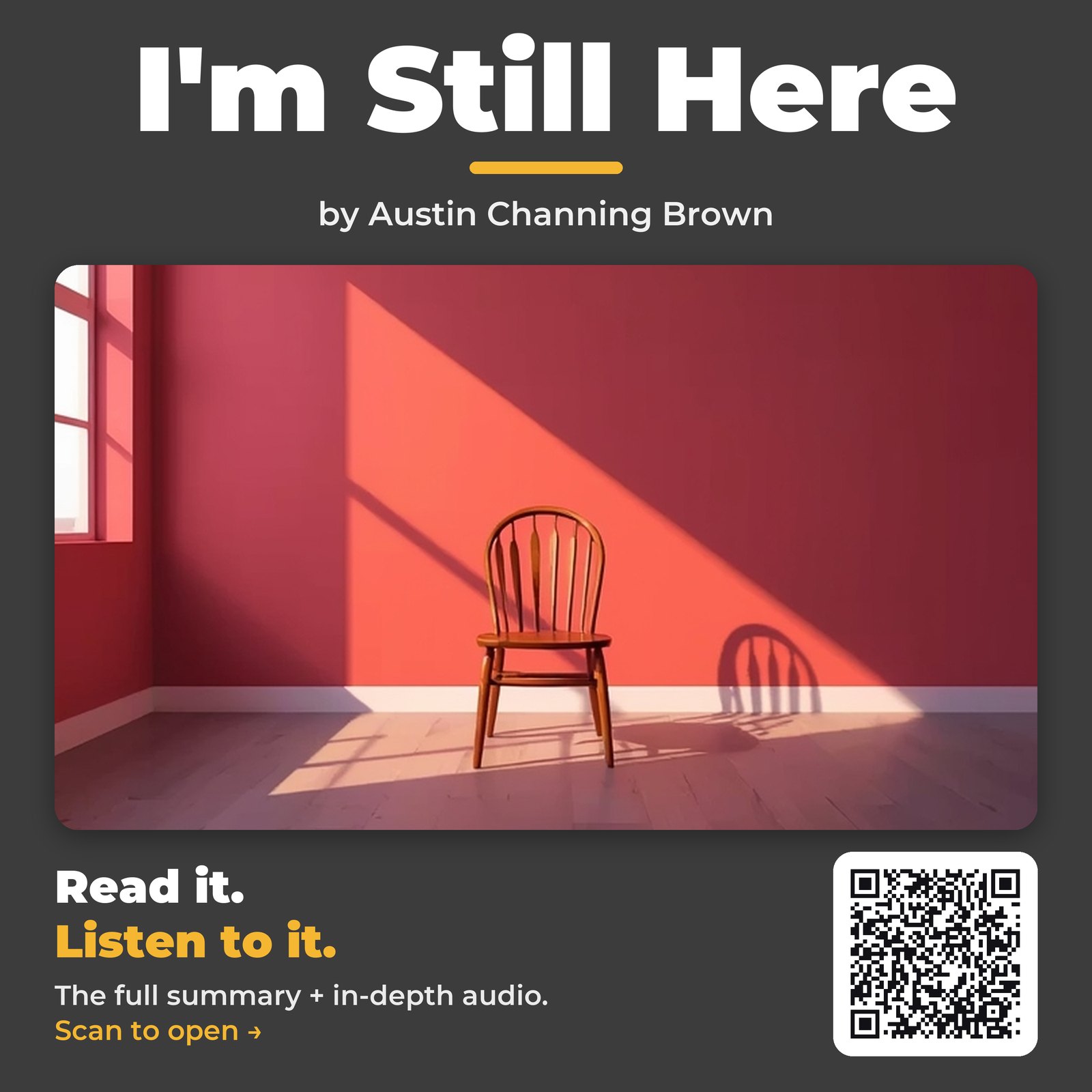 I’m Still Here — by Austin Channing Brown