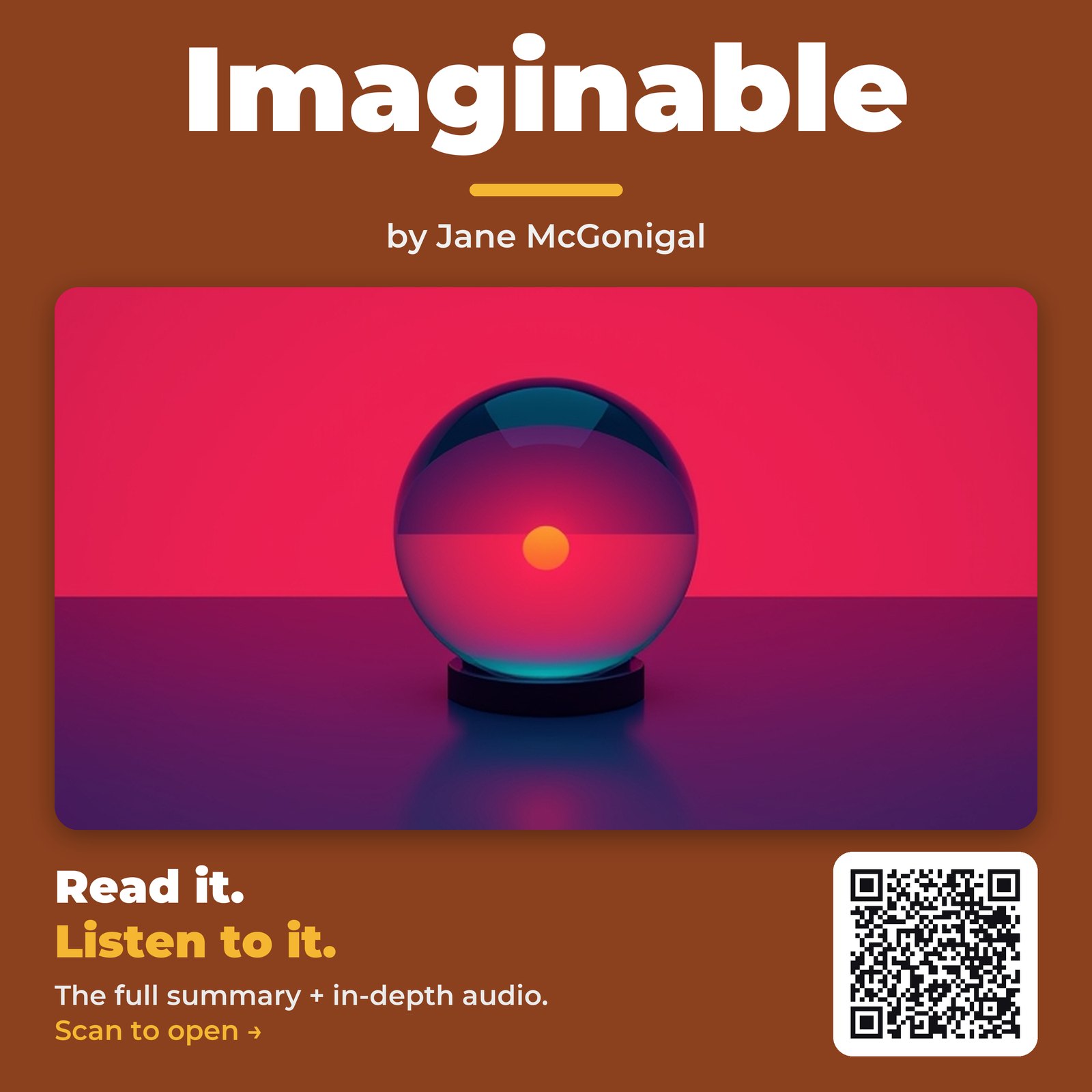 Imaginable — by Jane McGonigal