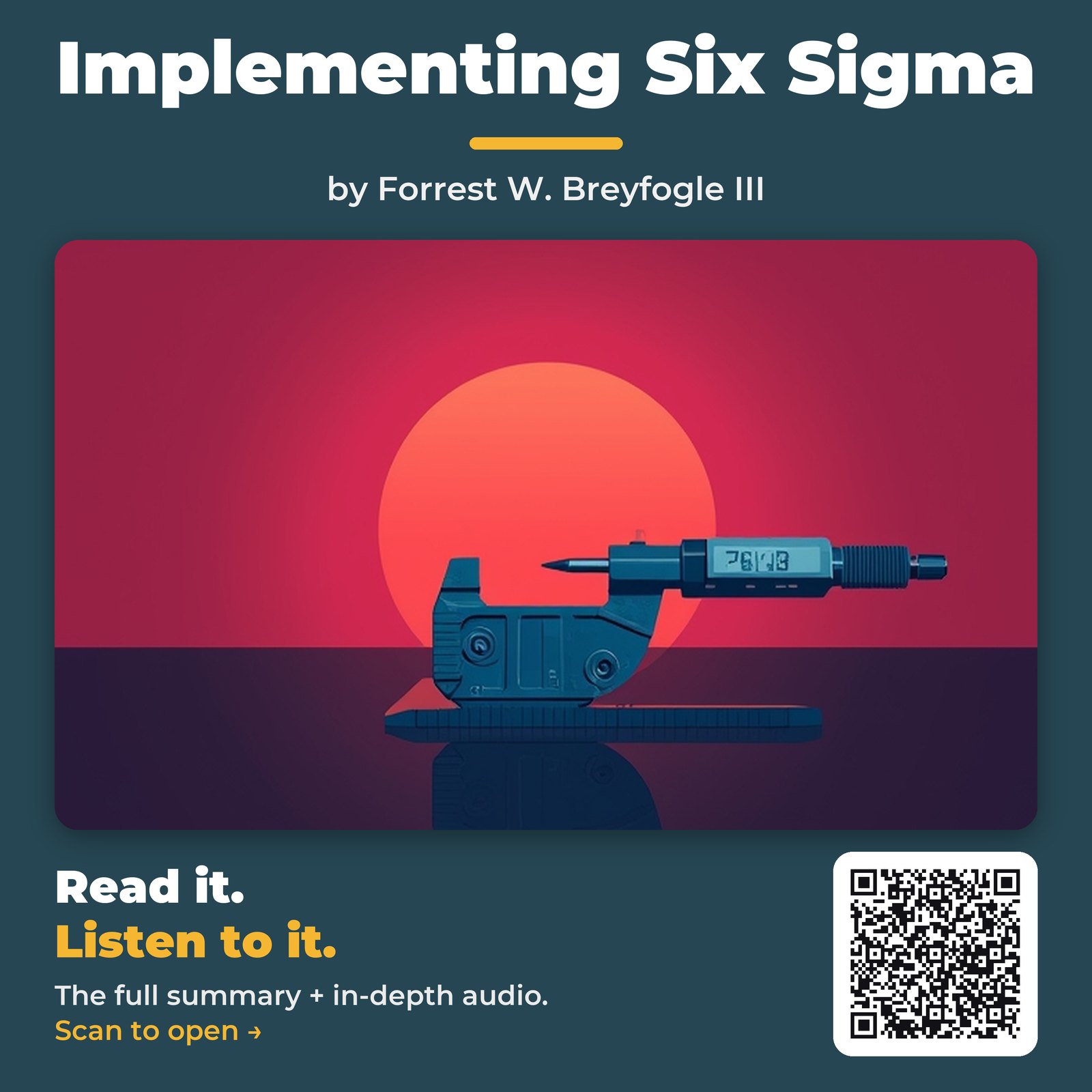 Implementing Six Sigma — by Forrest W. Breyfogle III