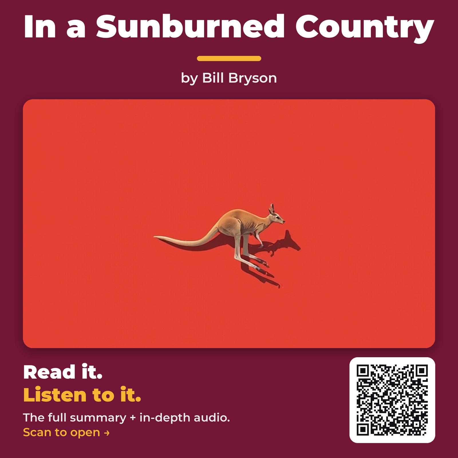 In a Sunburned Country — by Bill Bryson