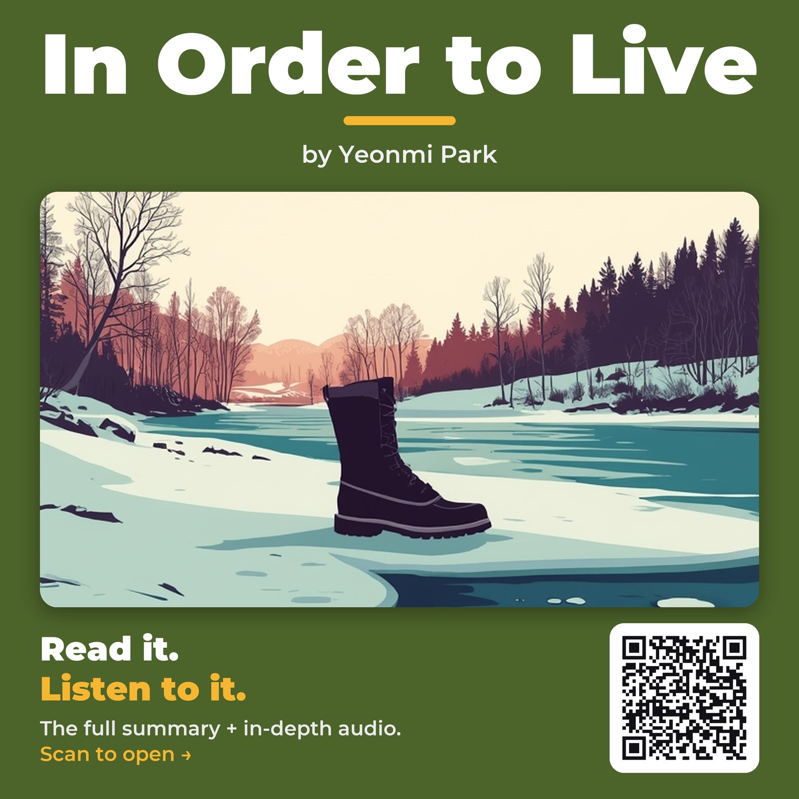 In Order to Live — by Yeonmi Park