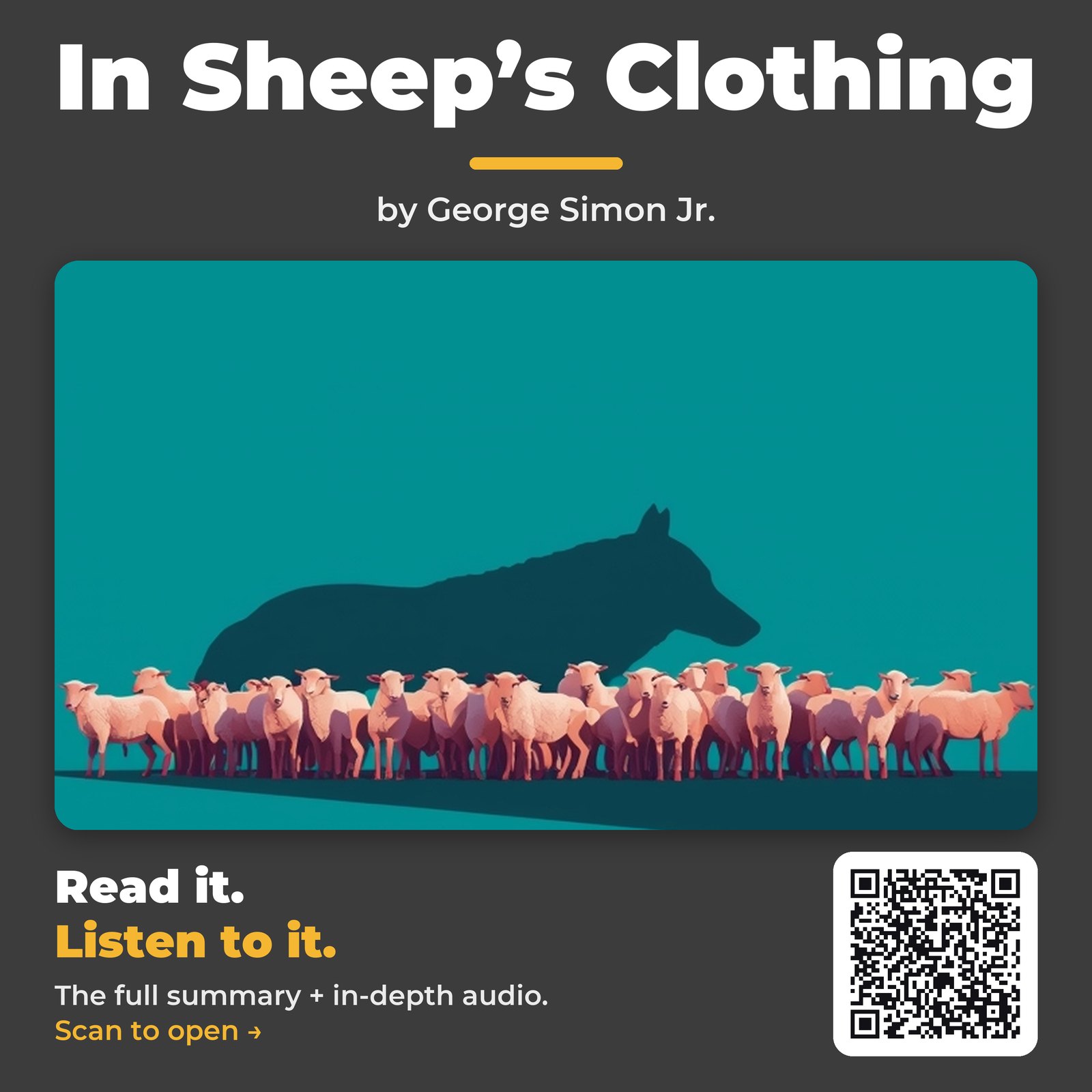 In Sheep’s Clothing — by George Simon Jr.