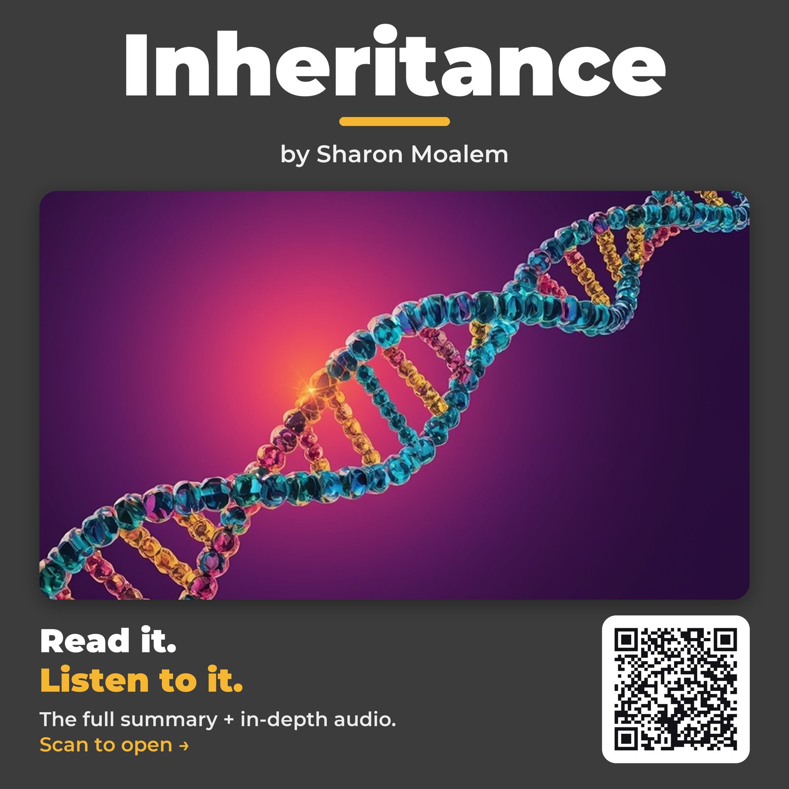Inheritance — by Sharon Moalem