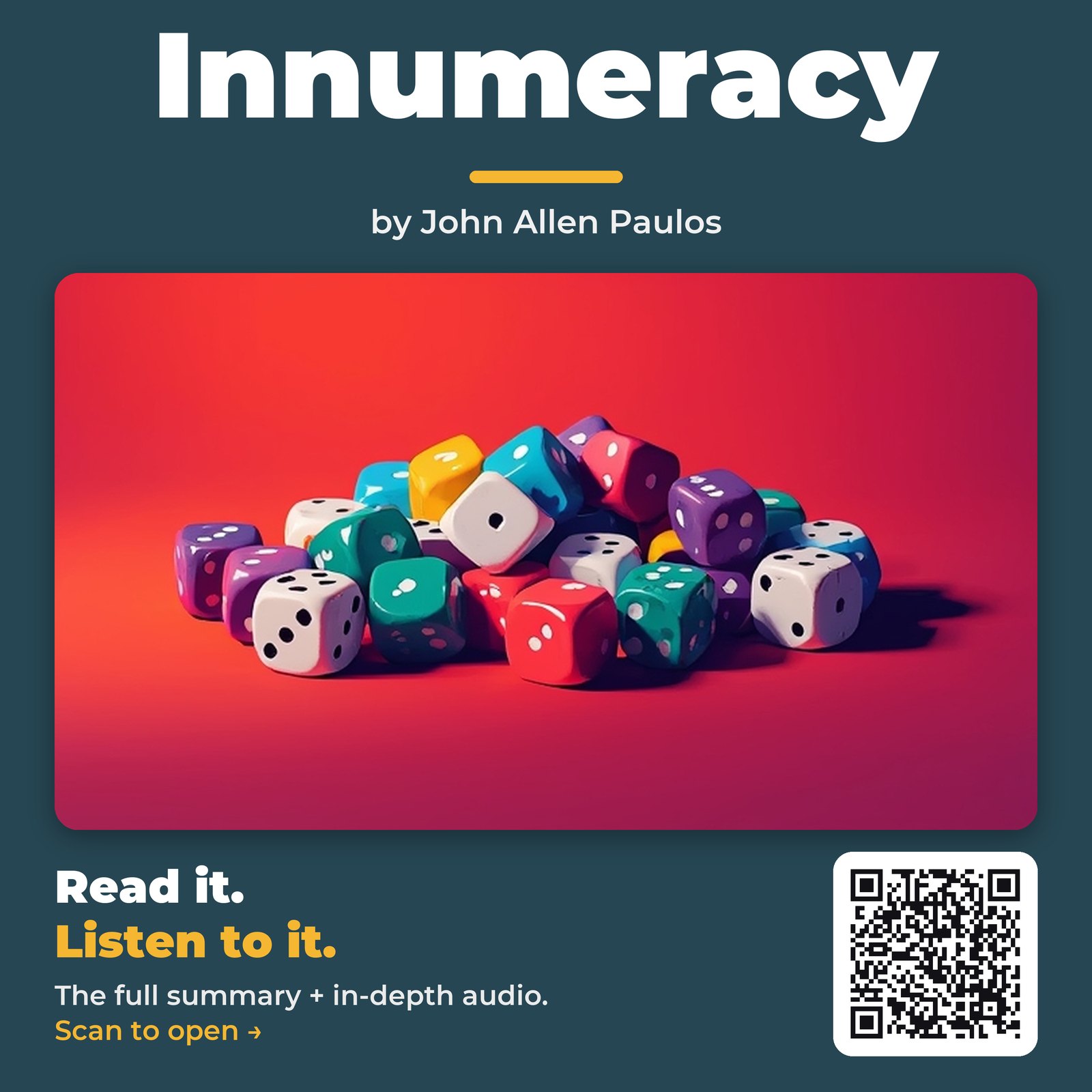 Innumeracy — by John Allen Paulos