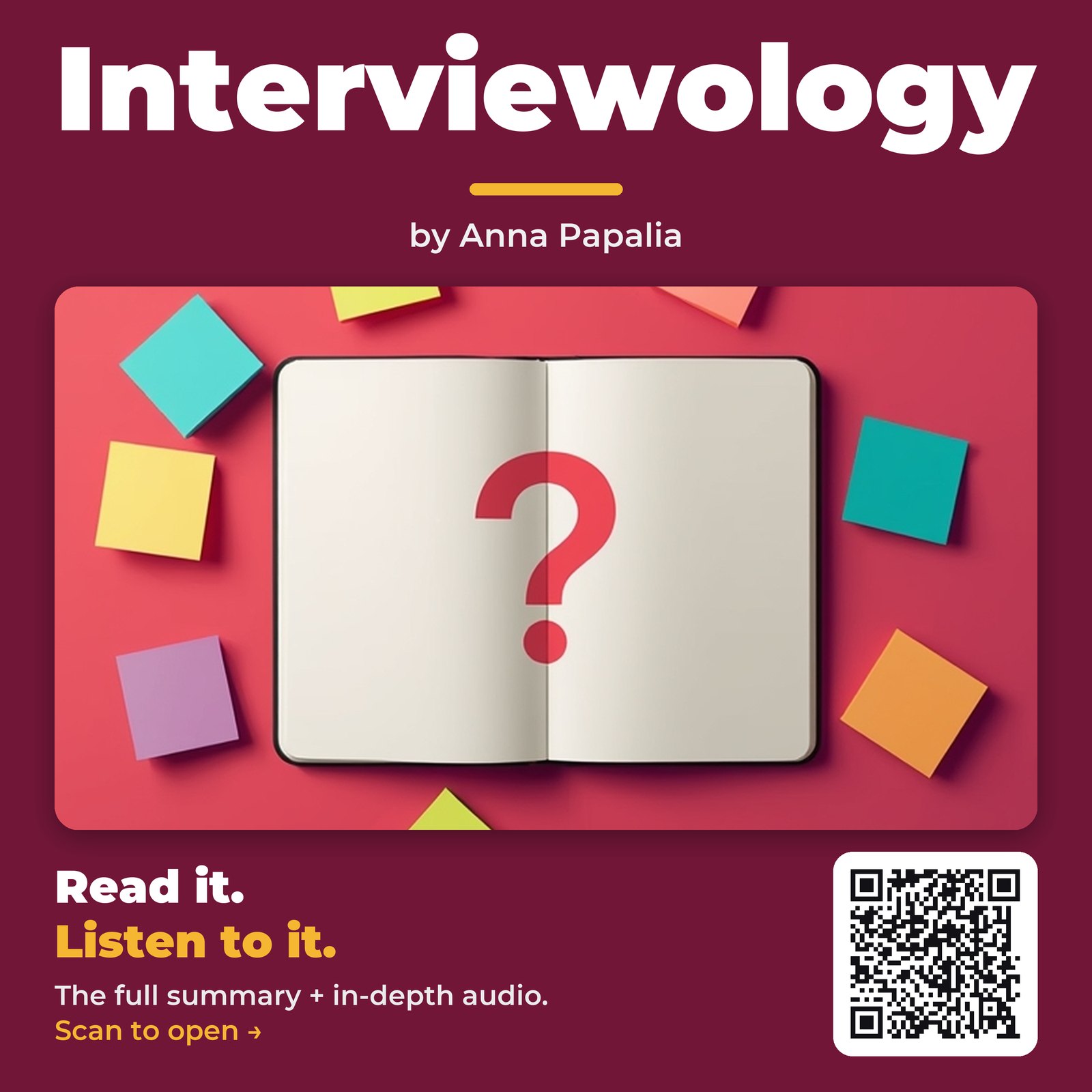 Interviewology — by Anna Papalia
